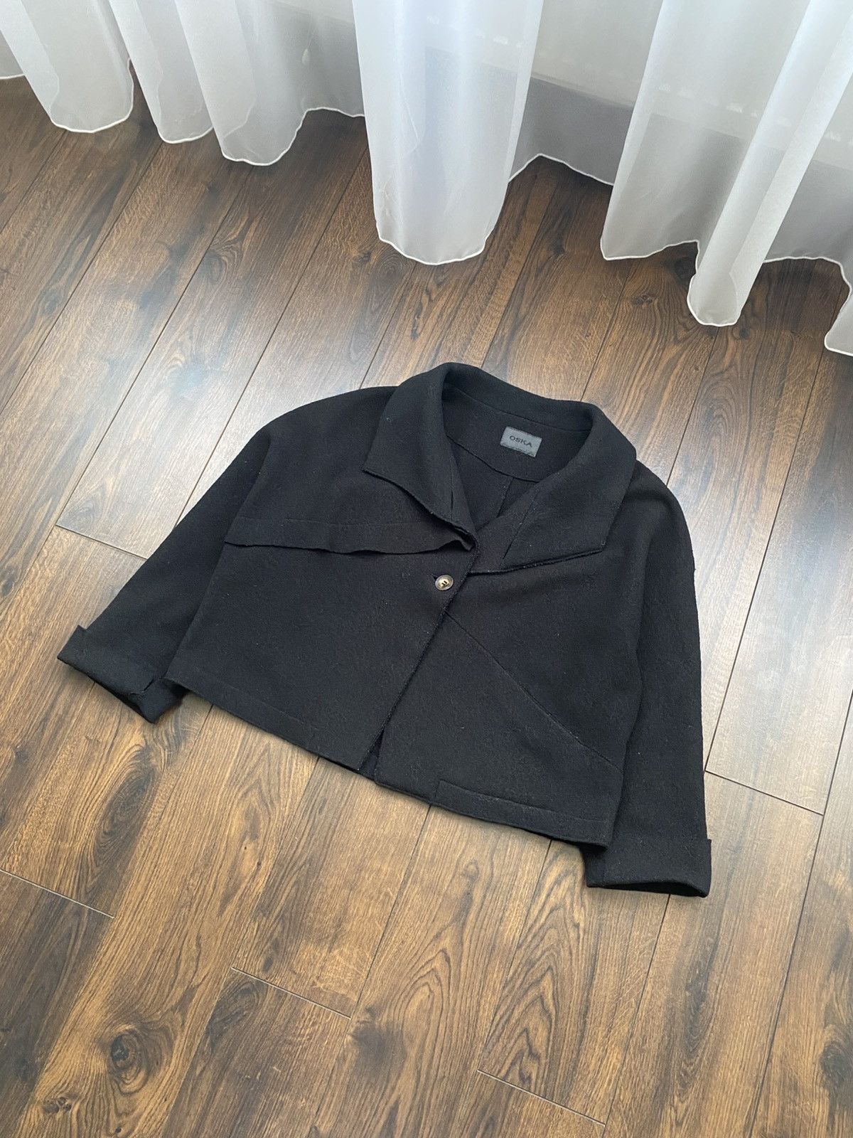 OSKA Oska Avant garde wool cropped coat Size S / US 4 / IT 40 - 1 Thumbnail