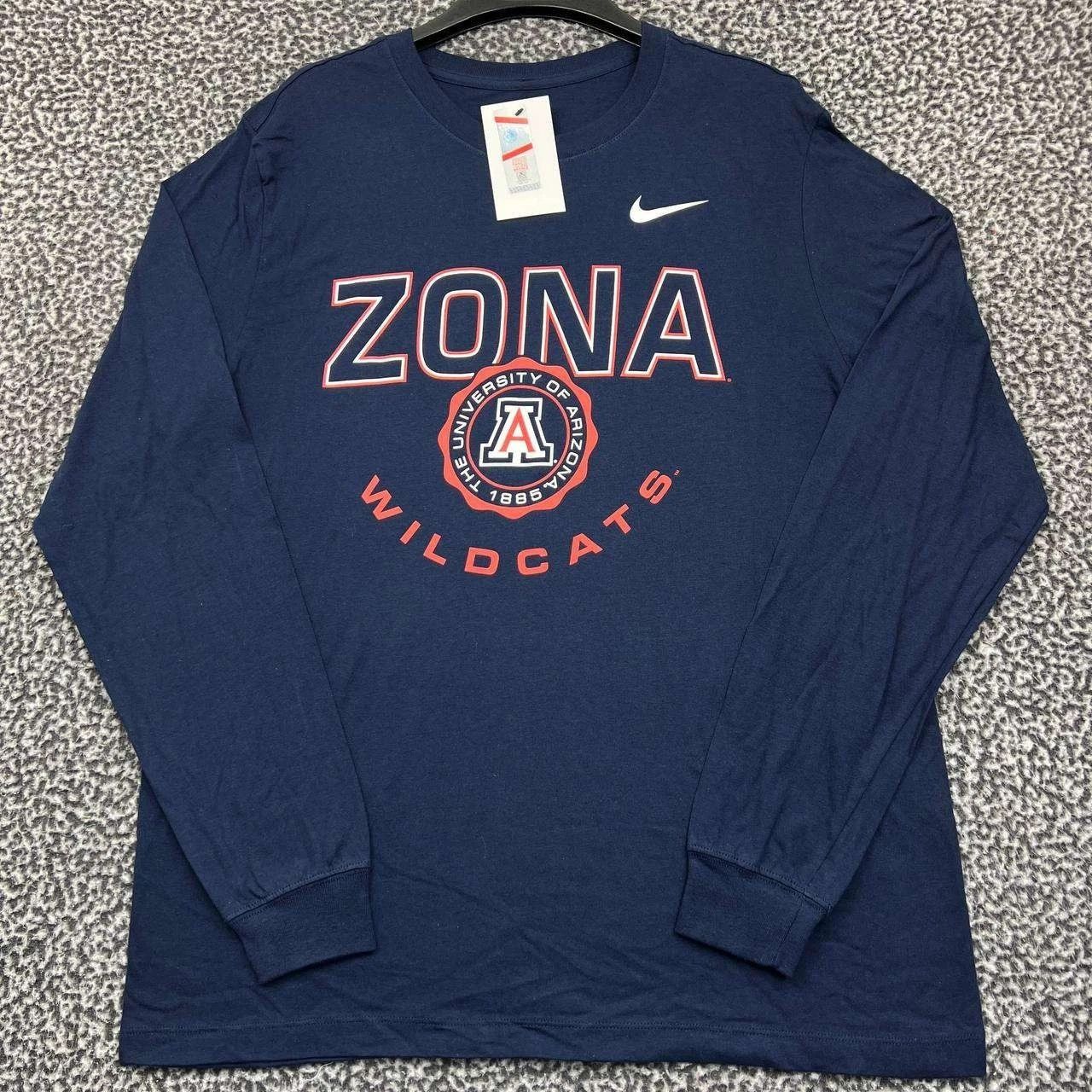 Nike Nike Shirt Men Arizona Wildcats NCAA Crew Neck Cotton New L Size US L / EU 52-54 / 3 - 1 Thumbnail