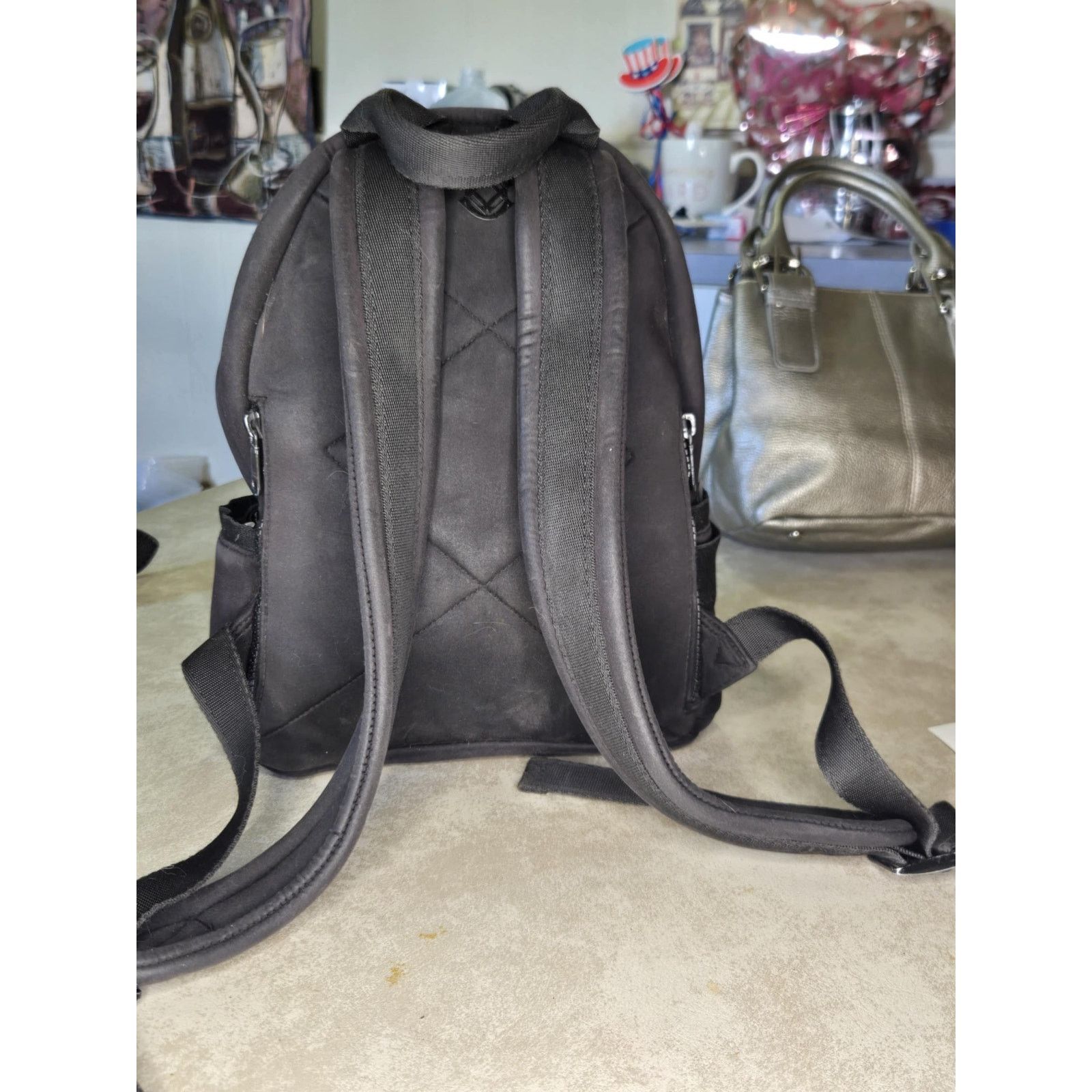 Dagne Dover Dagne Dover neoprene black backpack Size ONE SIZE - 2 Thumbnail