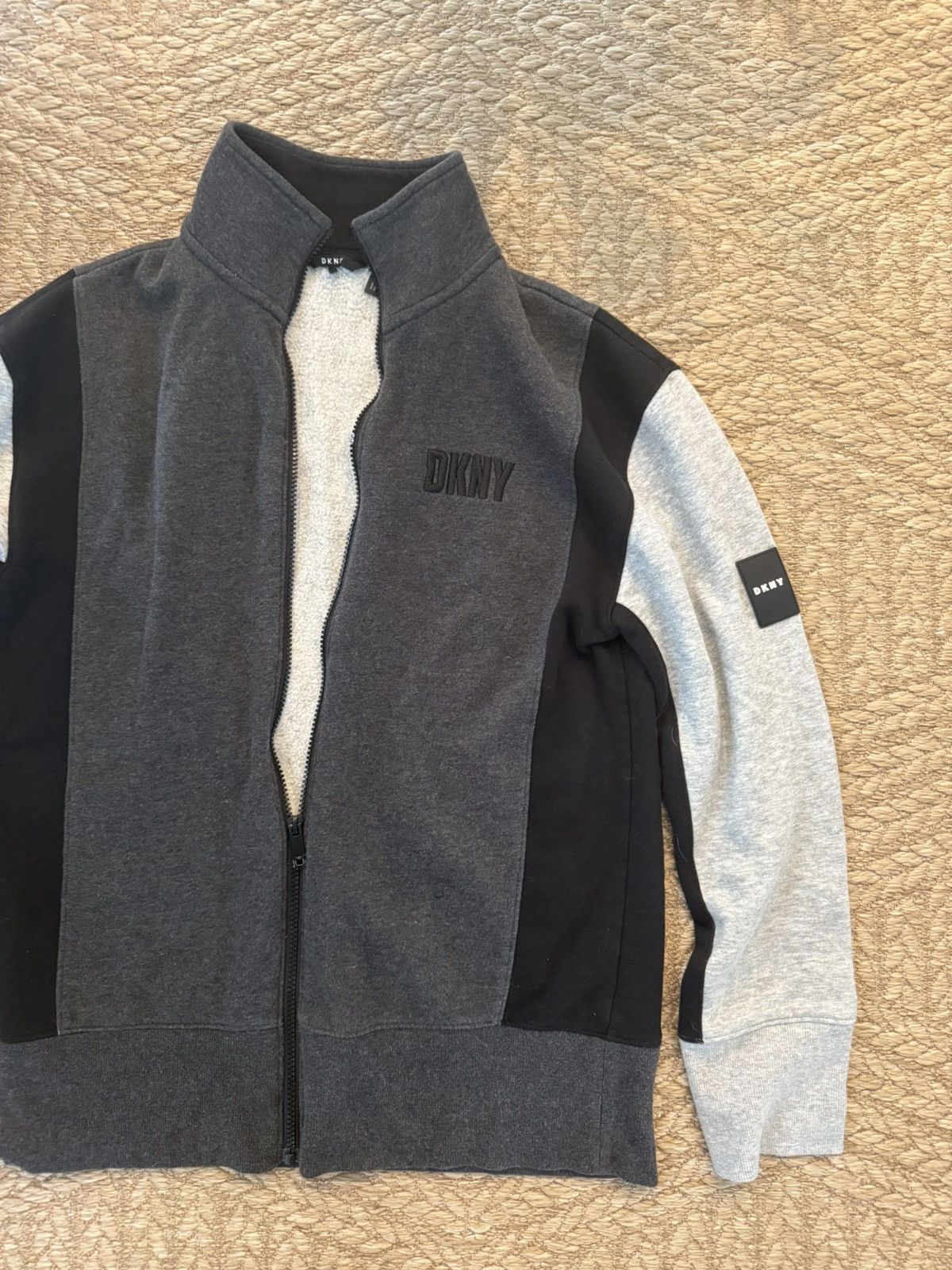 DKNY DKNY Black&Gray Full Zip up - M Size US M / EU 48-50 / 2 - 3 Thumbnail