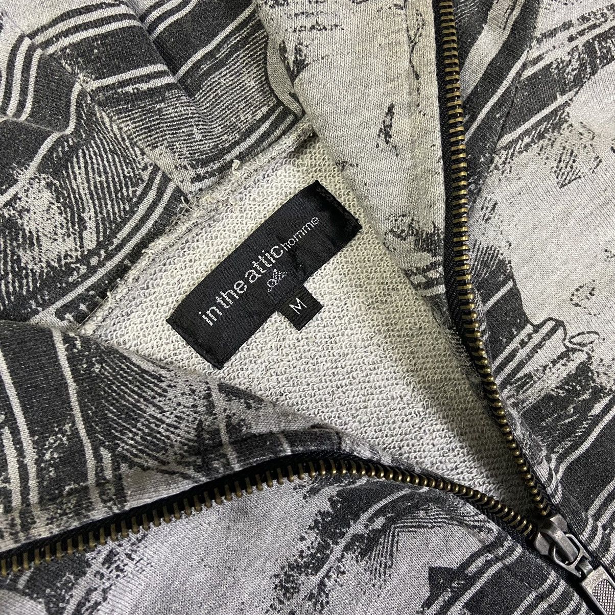 In The Attic 2000s In The Attic - Skull Zip Hoodie Gothic Punk Y2k Ifsix Size US M / EU 48-50 / 2 - 5 Thumbnail