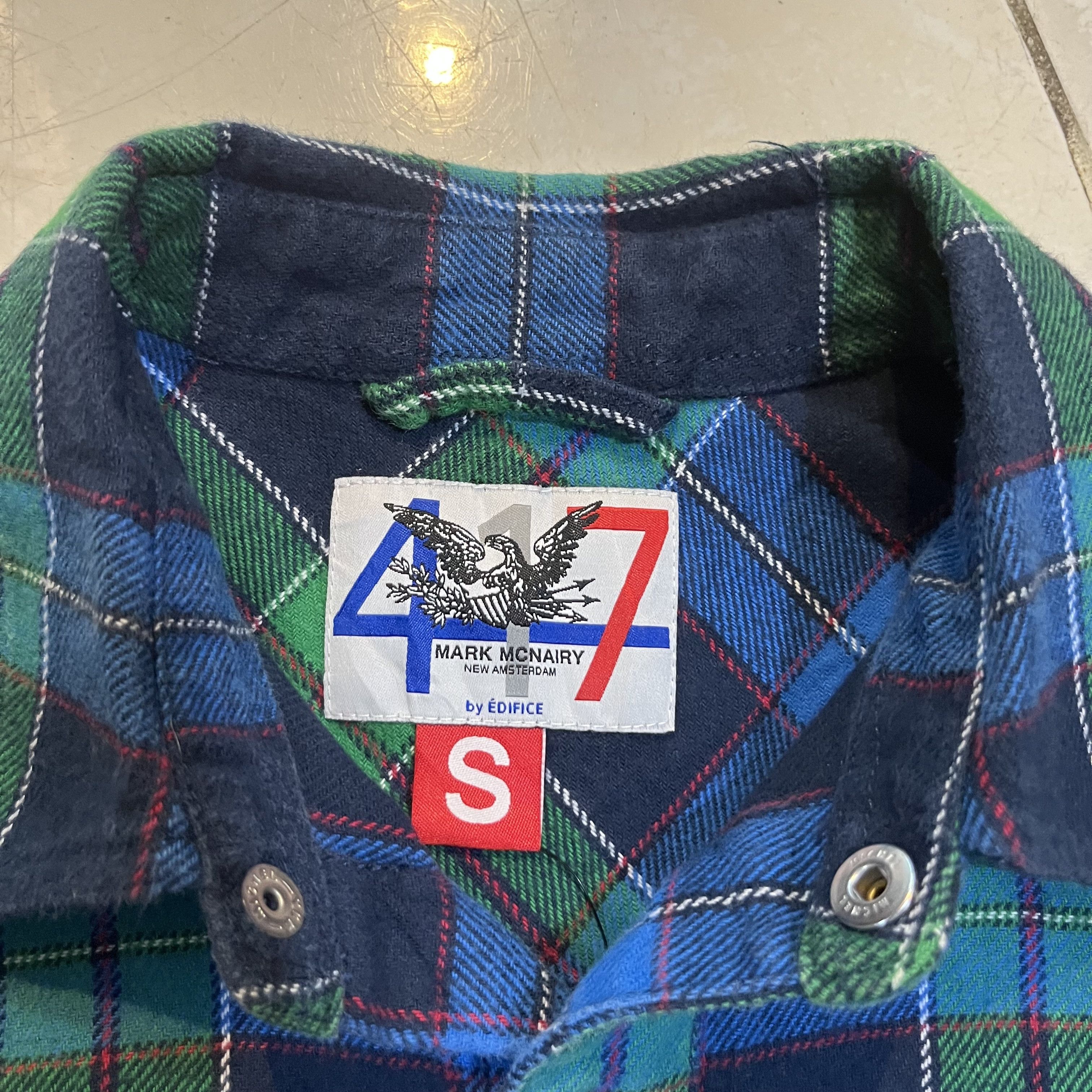 Edifice Japan × Issey Miyake × Japanese Brand Edifice long sleeve flannel shirt Size US S / EU 44-46 / 1 - 5 Thumbnail