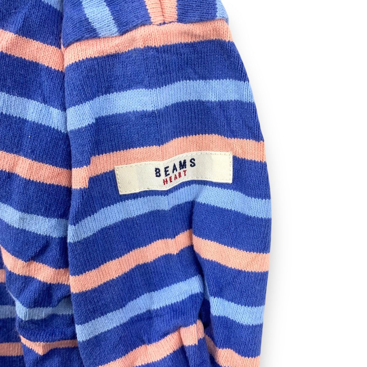Beams Plus BEAMS PLUS HEART Japan Oversized Striped Baggy Tee Shirt Size XXL / US 16-18 / IT 52-54 - 4 Thumbnail