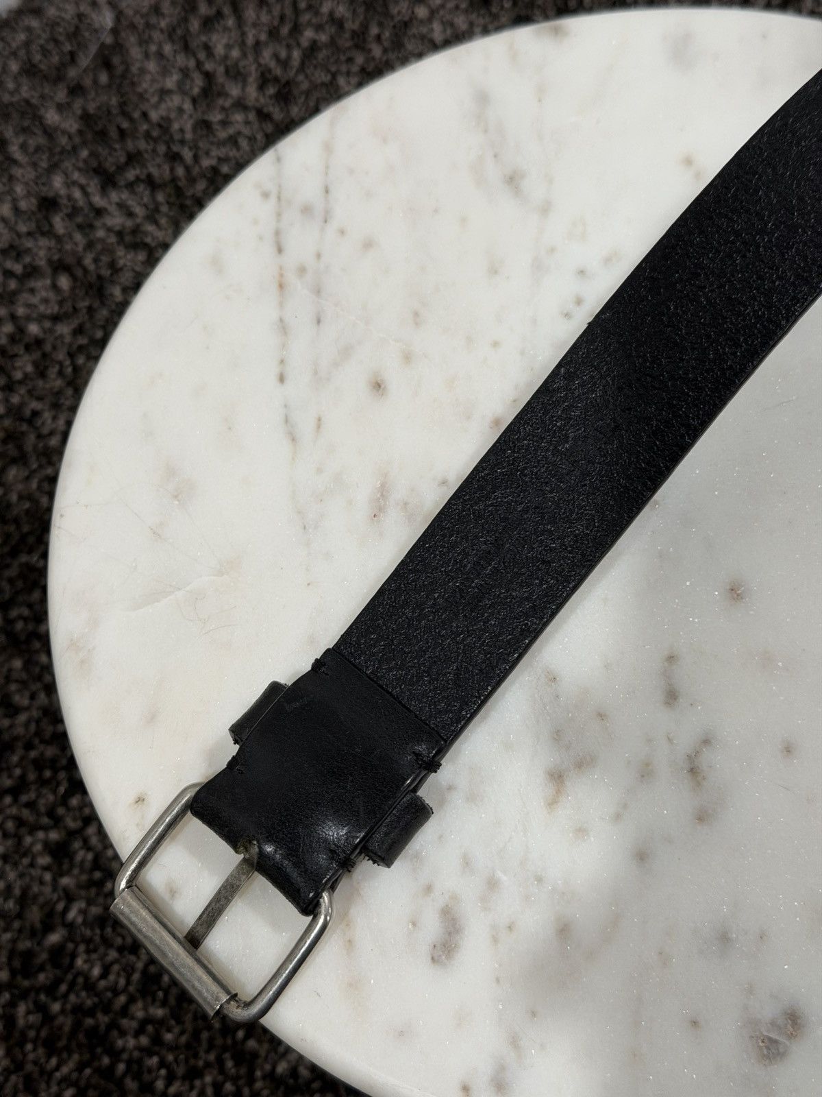 Vetements Vetements Gothic Logo Lettered Black/Silver Belt Size 32 - 10 Thumbnail
