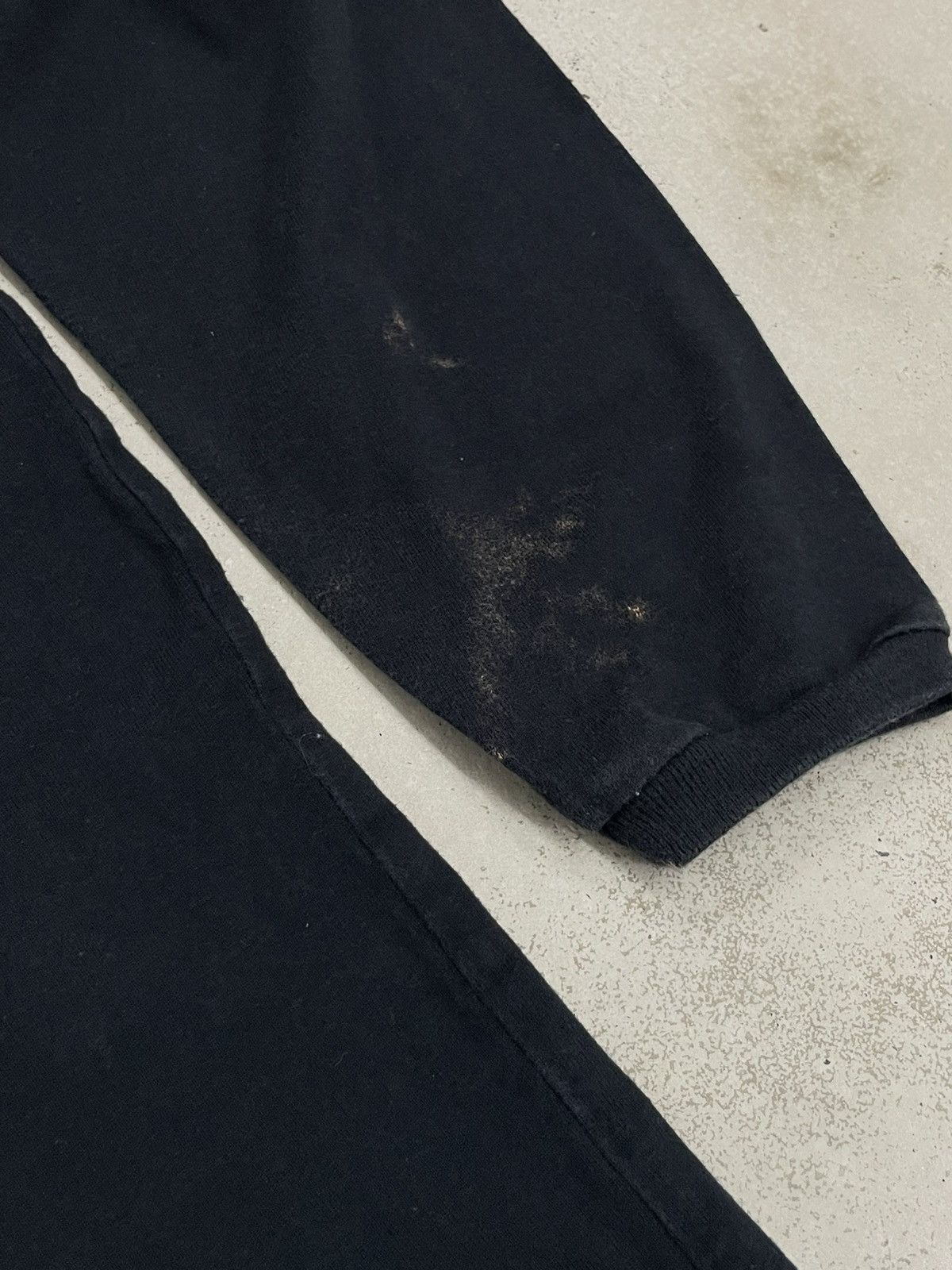 Japanese Brand Vintage 90’s Black Label Faded Wording Life Message Size US L / EU 52-54 / 3 - 12 Thumbnail