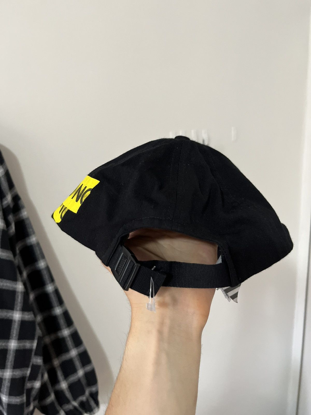 Off-White Off-White Firetape cap black rare Virgil Abloh fire line Size ONE SIZE - 4 Thumbnail