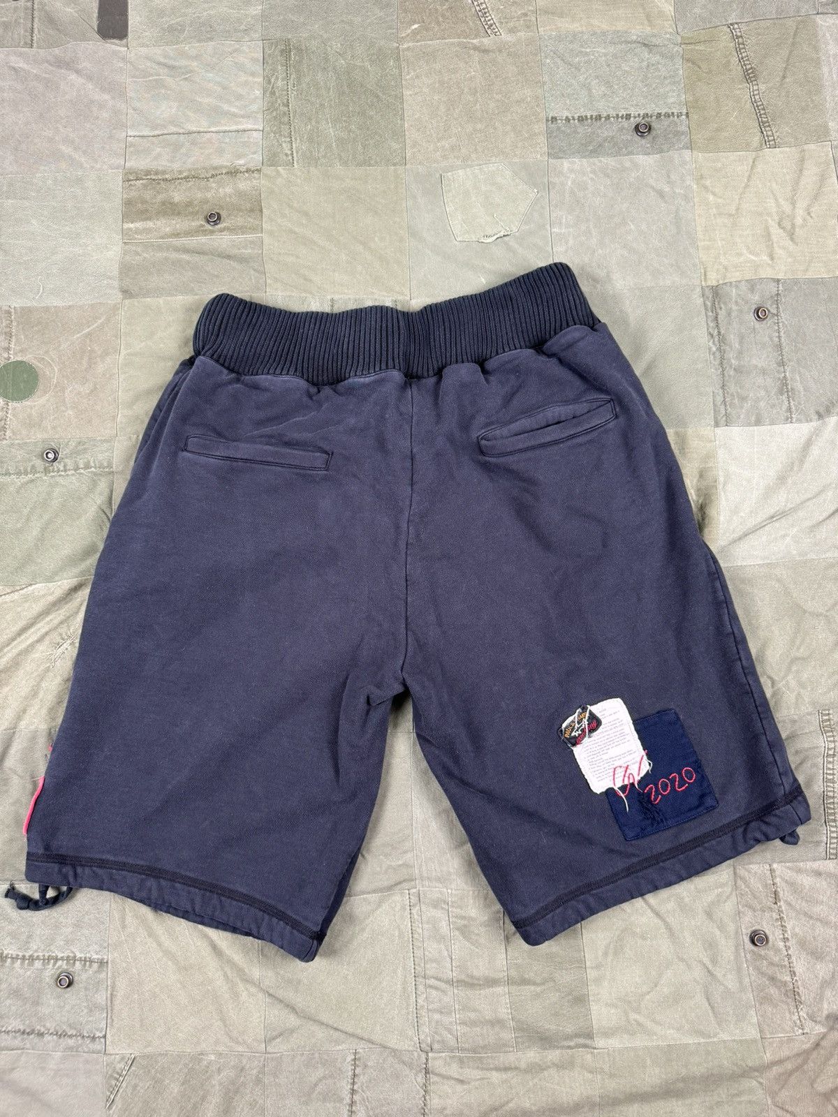 Greg Lauren × Paul & Shark Patchwork Shorts Size US 34 / EU 50 - 3 Thumbnail