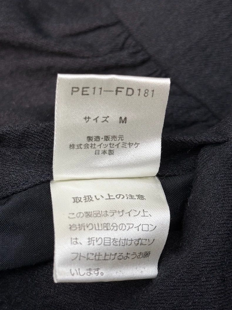 Issey Miyake Issey Miyake Black cotton-linen blended jacket Size M / US 6-8 / IT 42-44 - 6 Thumbnail