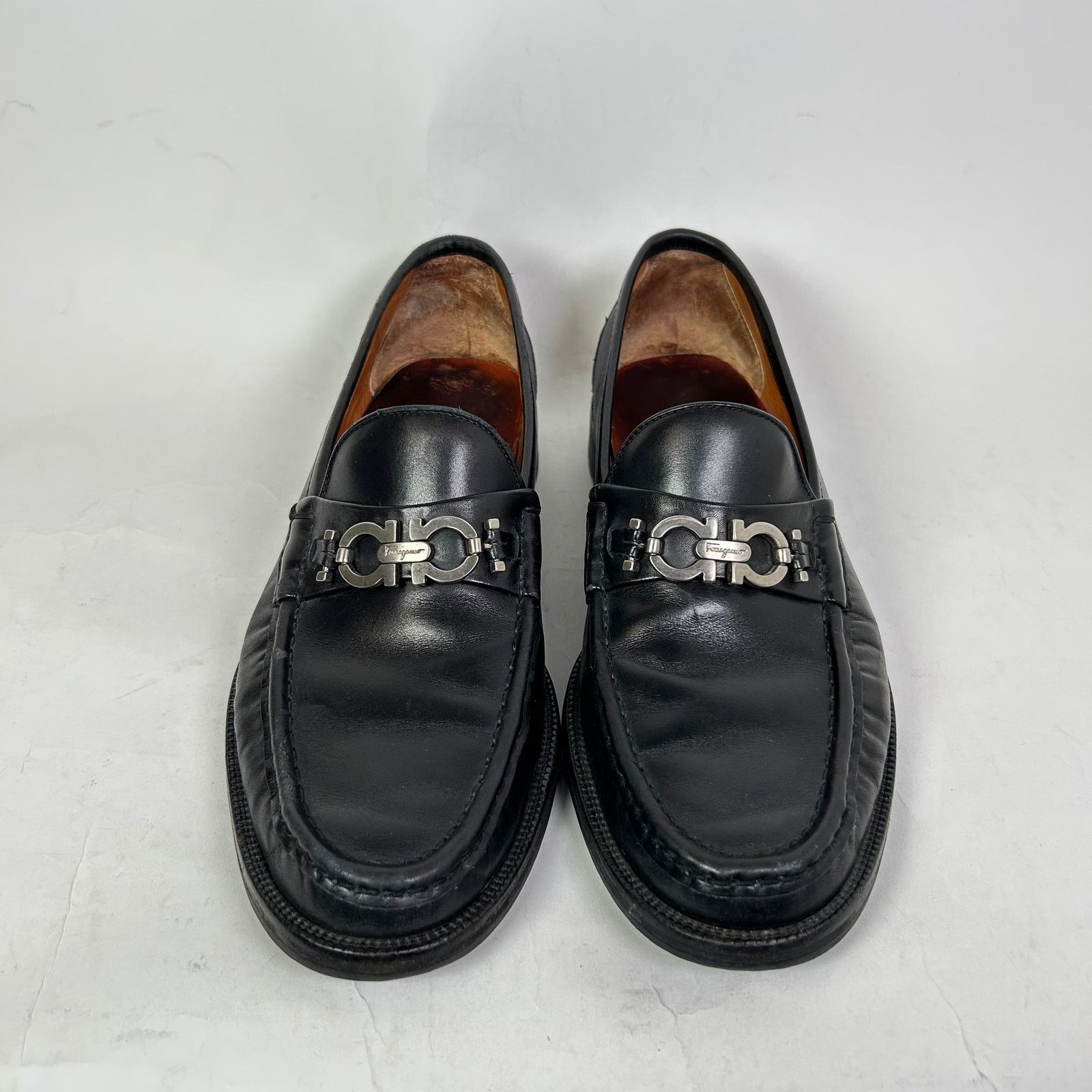 Salvatore Ferragamo Salvatore Ferragamo David Gancini Bit Leather Loafer Size US 9 / EU 42 - 2 Thumbnail