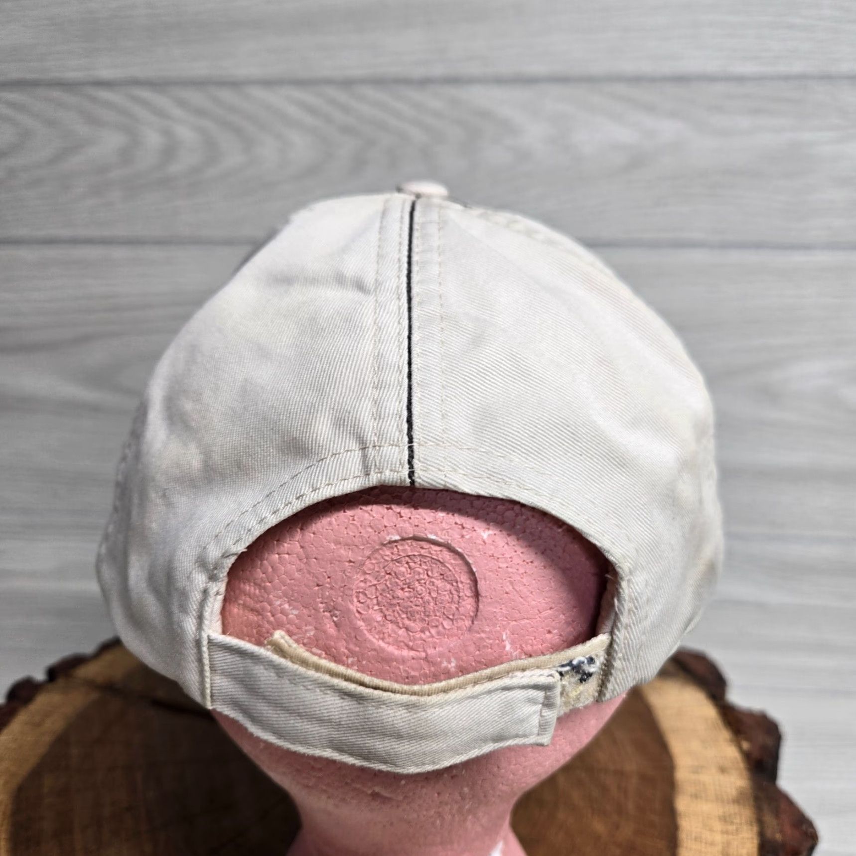 Vintage Unbranded Adjustable Beige Baseball Cap Hat for Men - Casual Logo Theme Size ONE SIZE - 3 Thumbnail