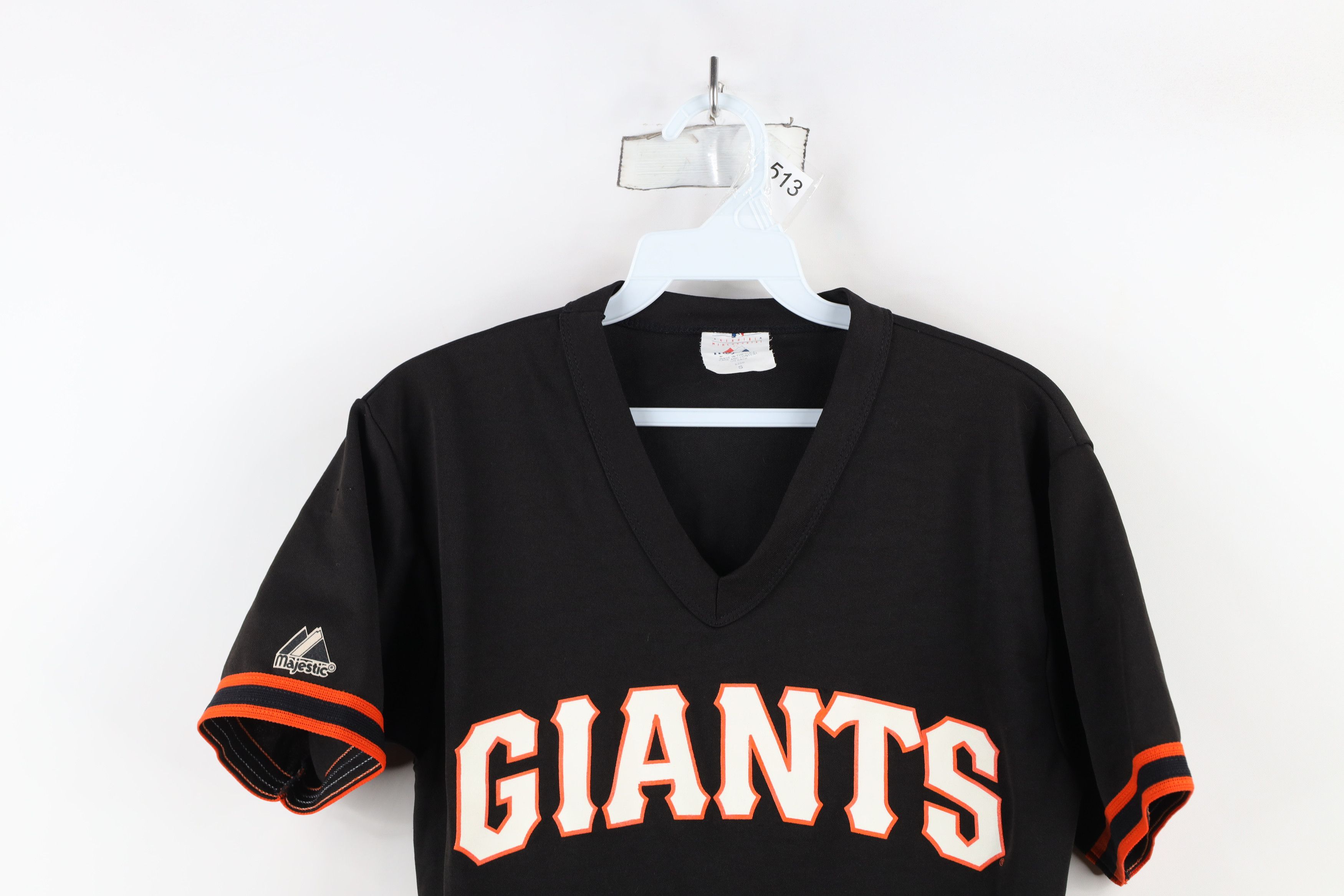 Majestic × Vintage Vintage 90s Majestic Giants Baseball Jersey Black USA Size US S / EU 44-46 / 1 - 2 Thumbnail
