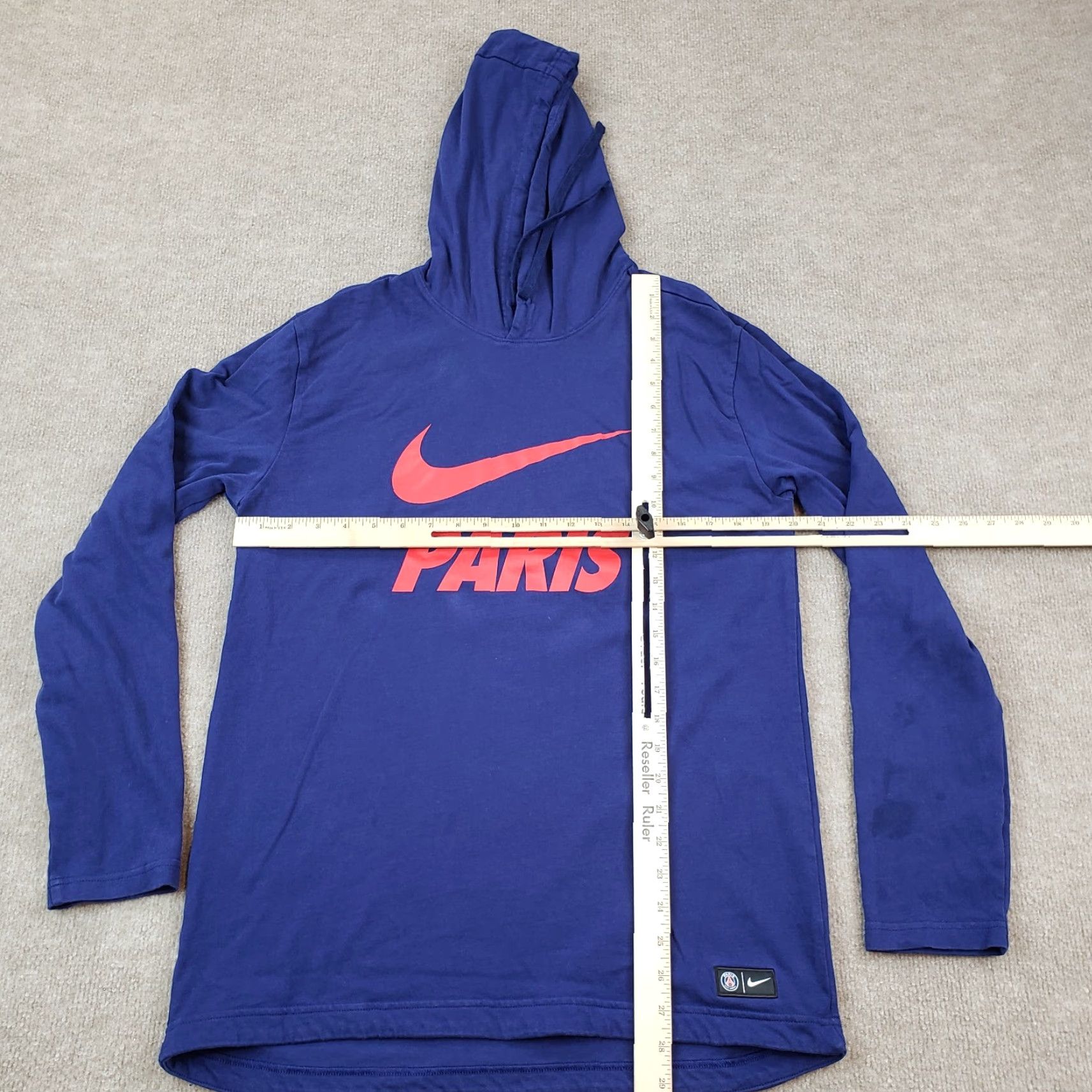 Nike Nike Hoodie Mens Large Purple Paris Saint-Germain Hooded Sweatshirt Long Sleeve Adult Large Purple PSG Hooded Nike Shirt Mens 90s? Size US L / EU 52-54 / 3 - 2 Thumbnail