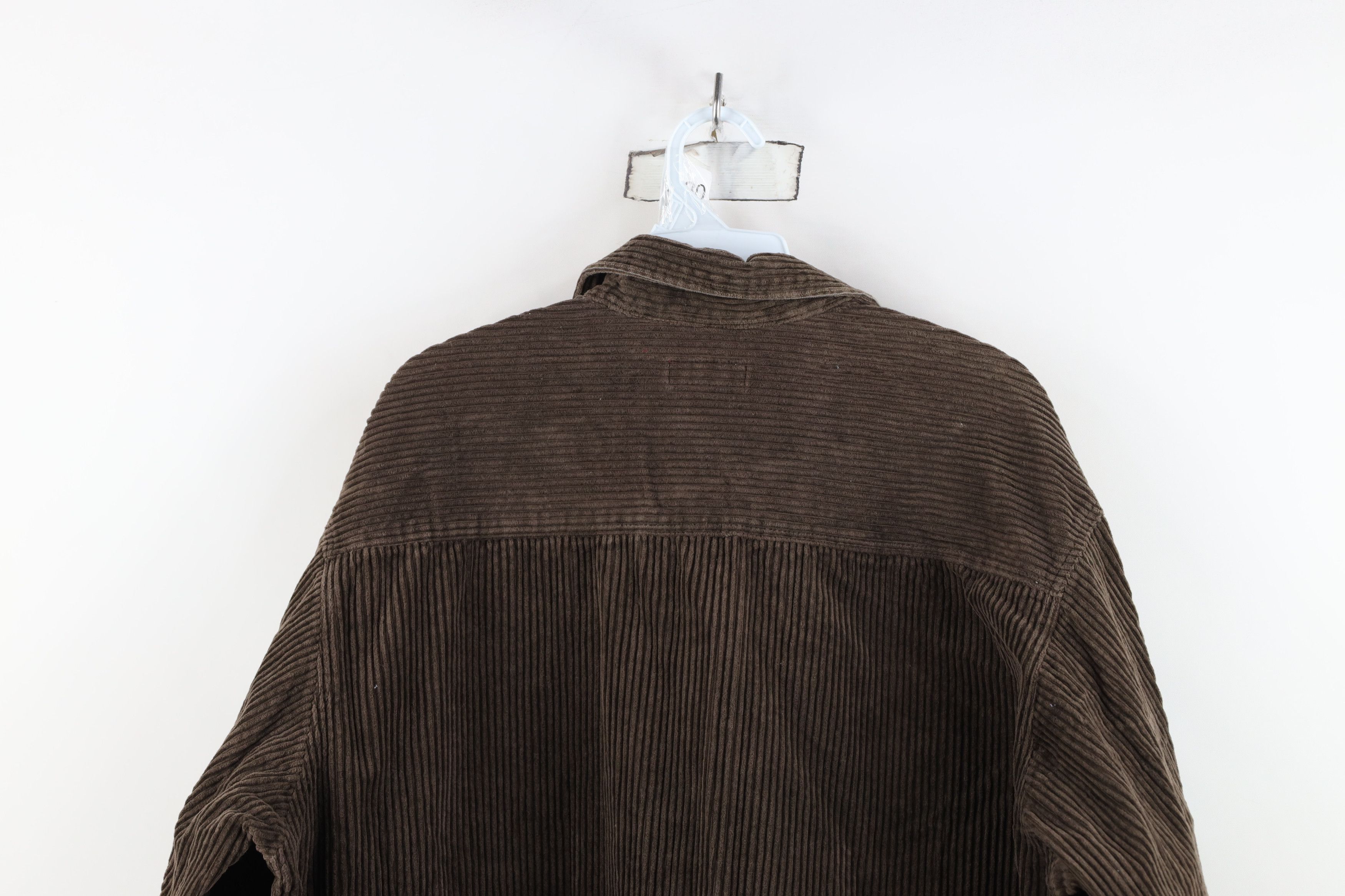 UNIONBAY Vintage 90s Unionbay Surfing Corduroy Button Shirt Jacket Size L / US 10 / IT 46 - 12 Thumbnail