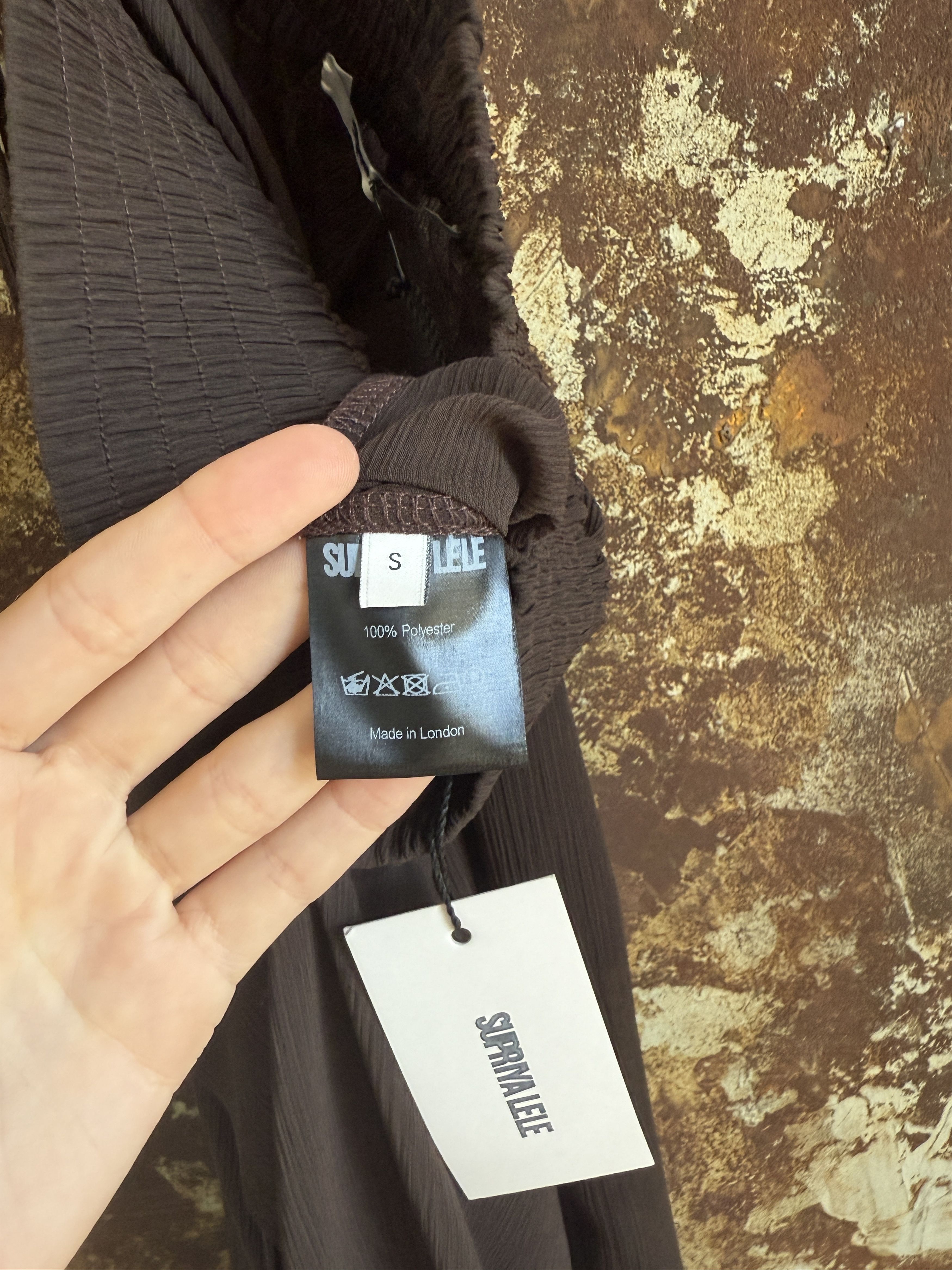 Other $600 NWT SUPRIYA LELE SHEER DRAWSTRING TROUSERS Size 27" / US 4 / IT 40 - 10 Thumbnail