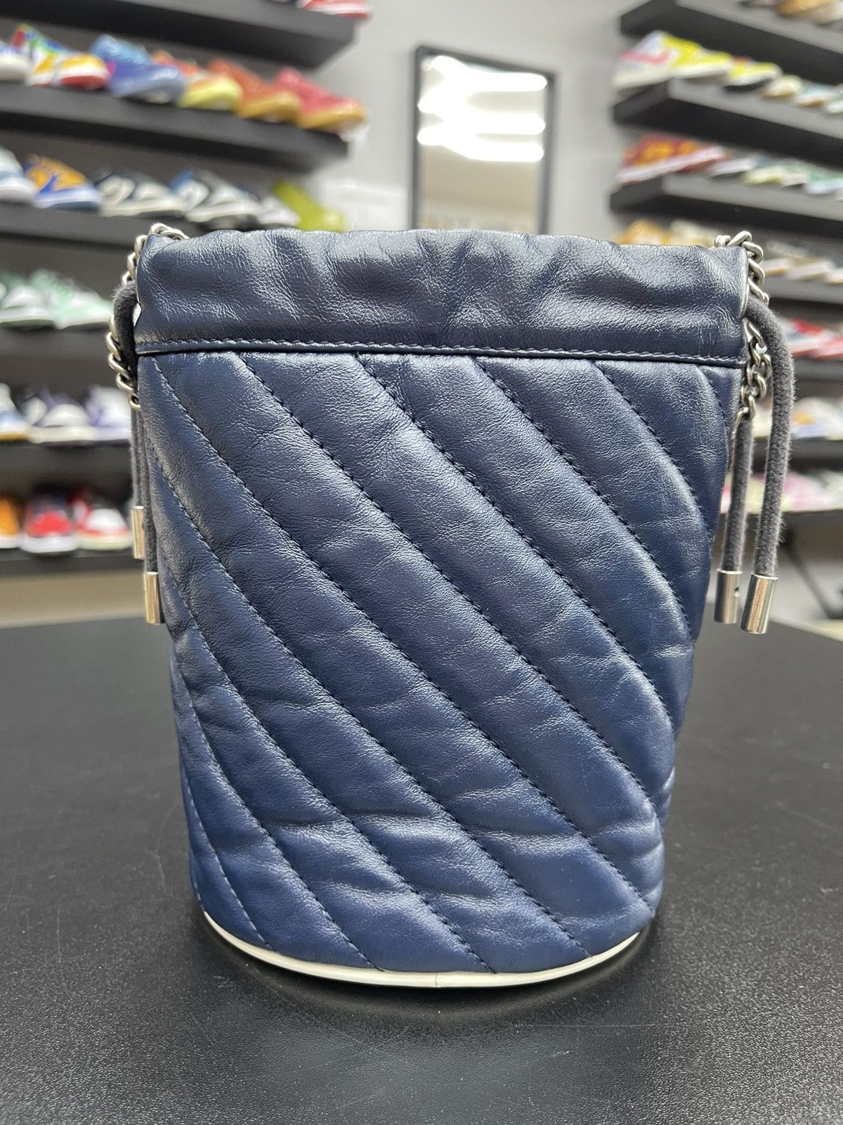Gucci Gucci GG Marmont Bucket Bag Diagonal Quilted Leather Mini Size ONE SIZE - 4 Thumbnail