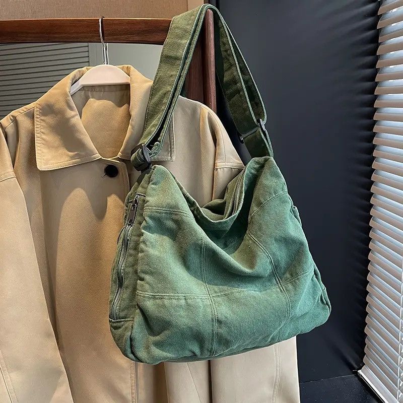 Japanese Brand Canvas Crossbody Bag Size ONE SIZE - 5 Thumbnail