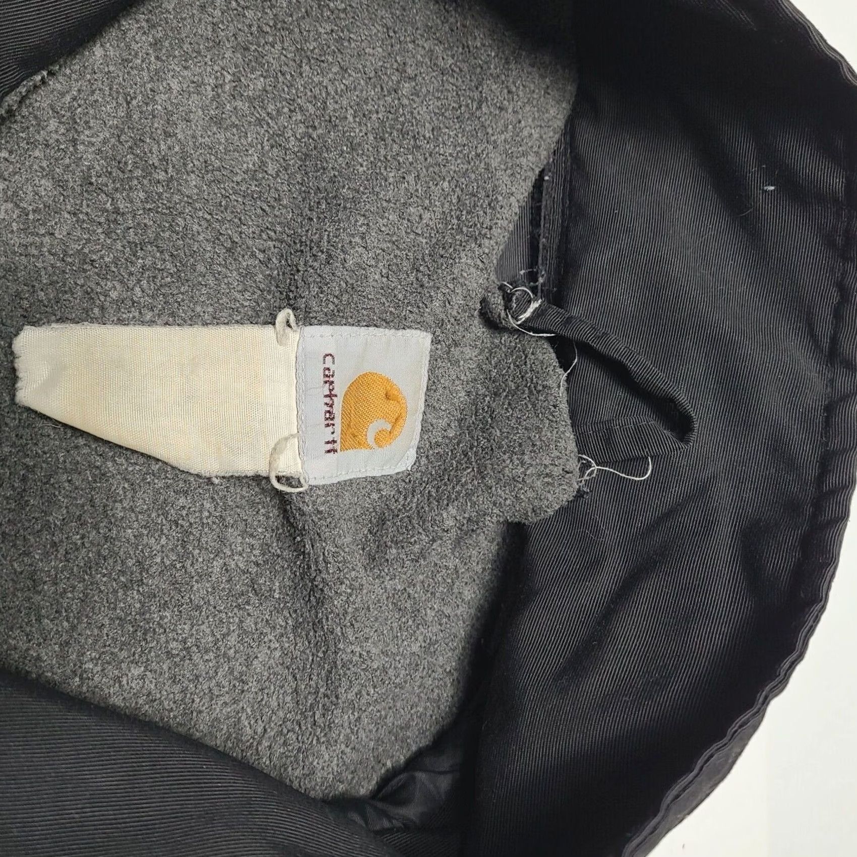 Carhartt VINTAGE Carhartt Bomber Jacket Nylon Fleece Lined Coat Jacket Men XL Black 90s" Size US XL / EU 56 / 4 - 5 Thumbnail