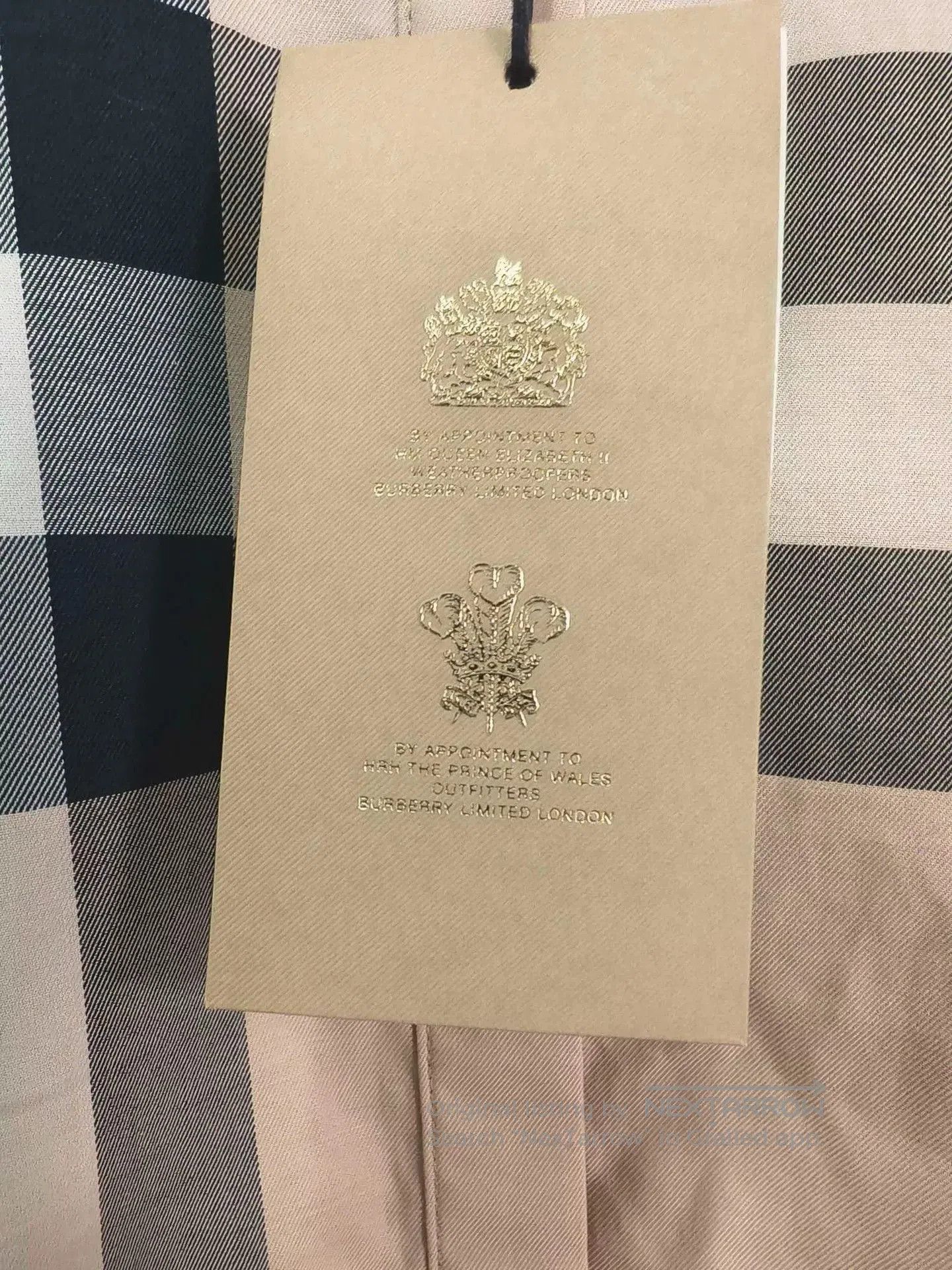 Burberry Burberry Beige Plaid Slim Fit Shirt XS. Size US XS / EU 42 / 0 - 6 Thumbnail
