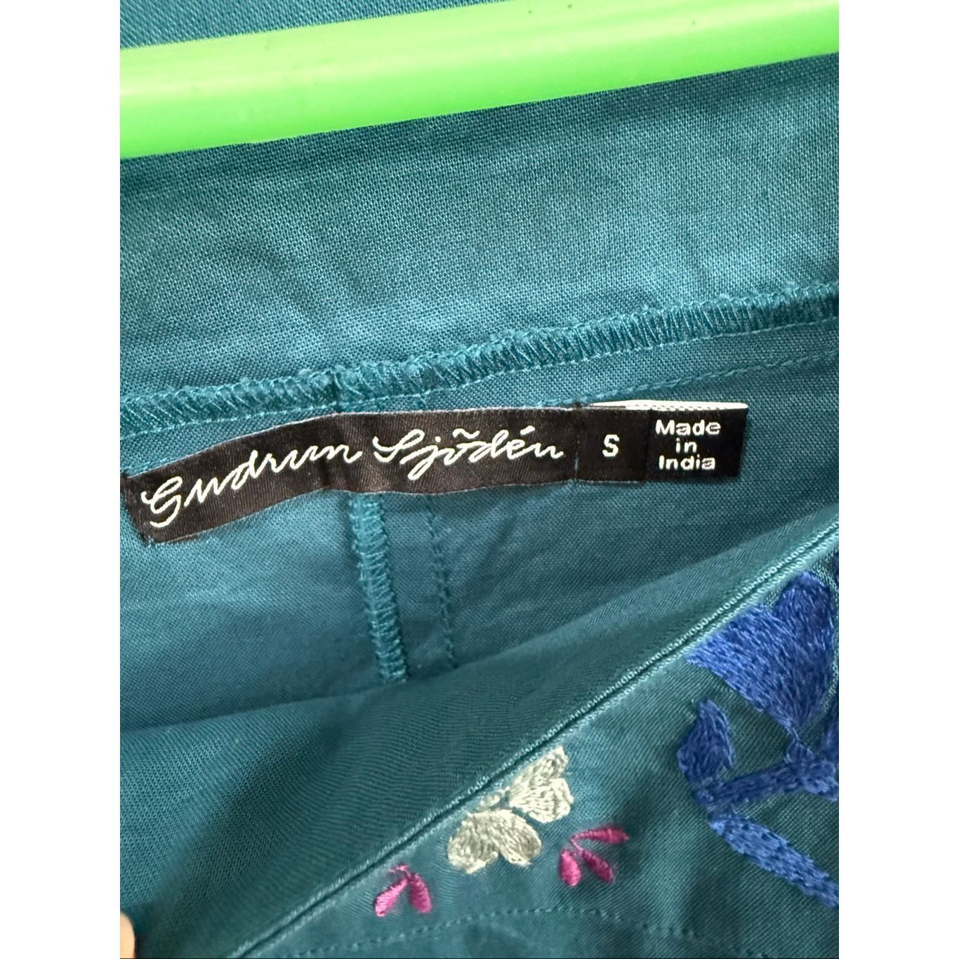 Guru Gudrun Sjoden embroidered tunic mini dress pockets size Smal Size S / US 4 / IT 40 - 3 Thumbnail