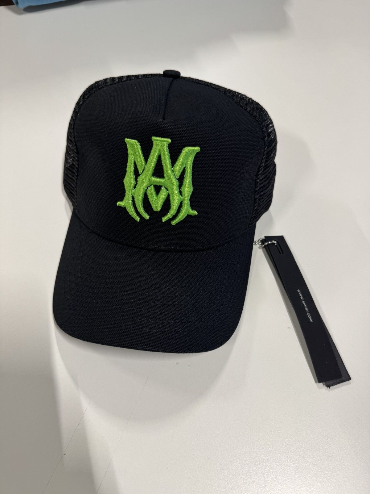 Amiri Amiri MA Logo Trucker Cap NEW 425$ Size ONE SIZE - 1 Thumbnail