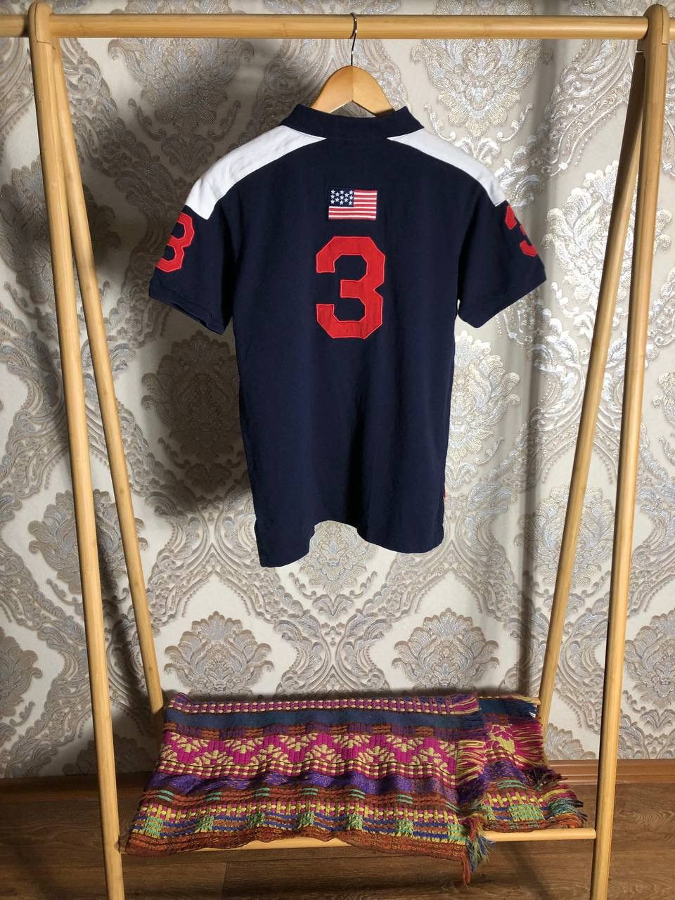 Polo Ralph Lauren VINTAGE U.S POLO ASSN USA FLAG DESIGNER CASUAL RETRO Y2K 90s Size US M / EU 48-50 / 2 - 6 Thumbnail