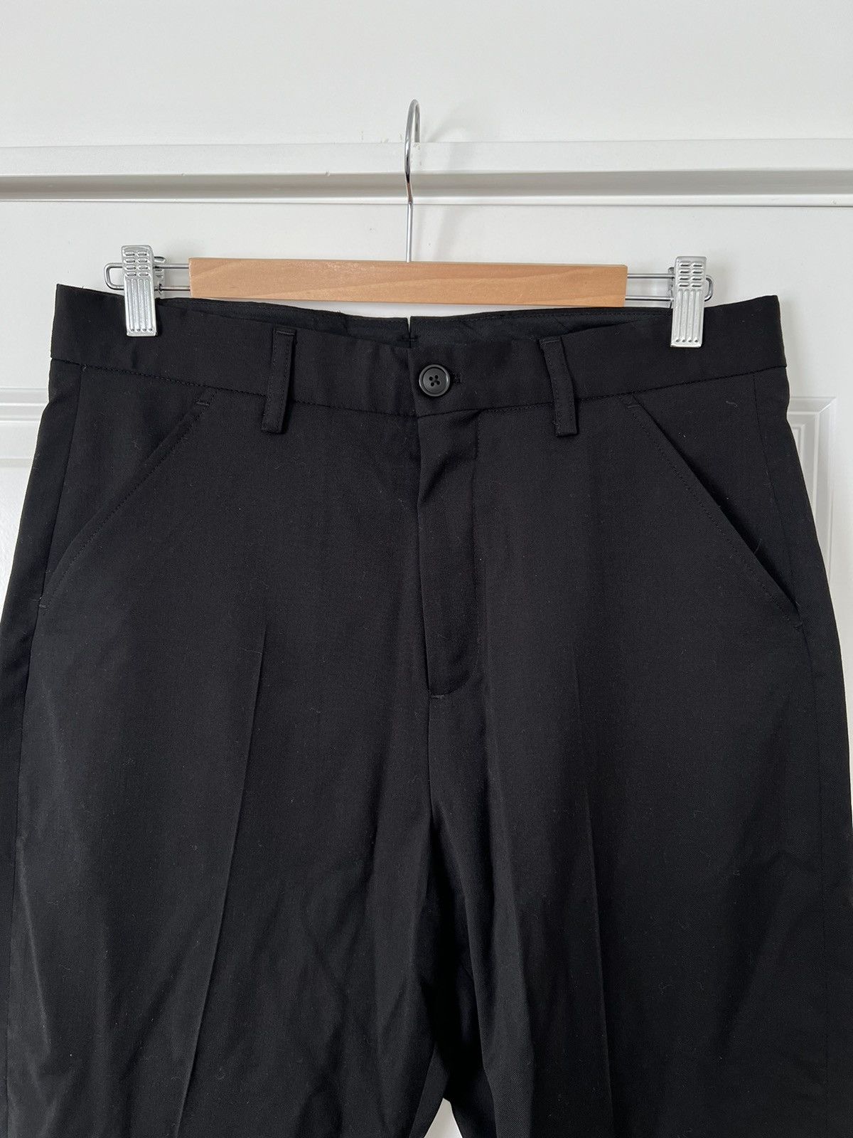 Our Legacy Black chino 22 in wool Size US 32 / EU 48 - 2 Thumbnail