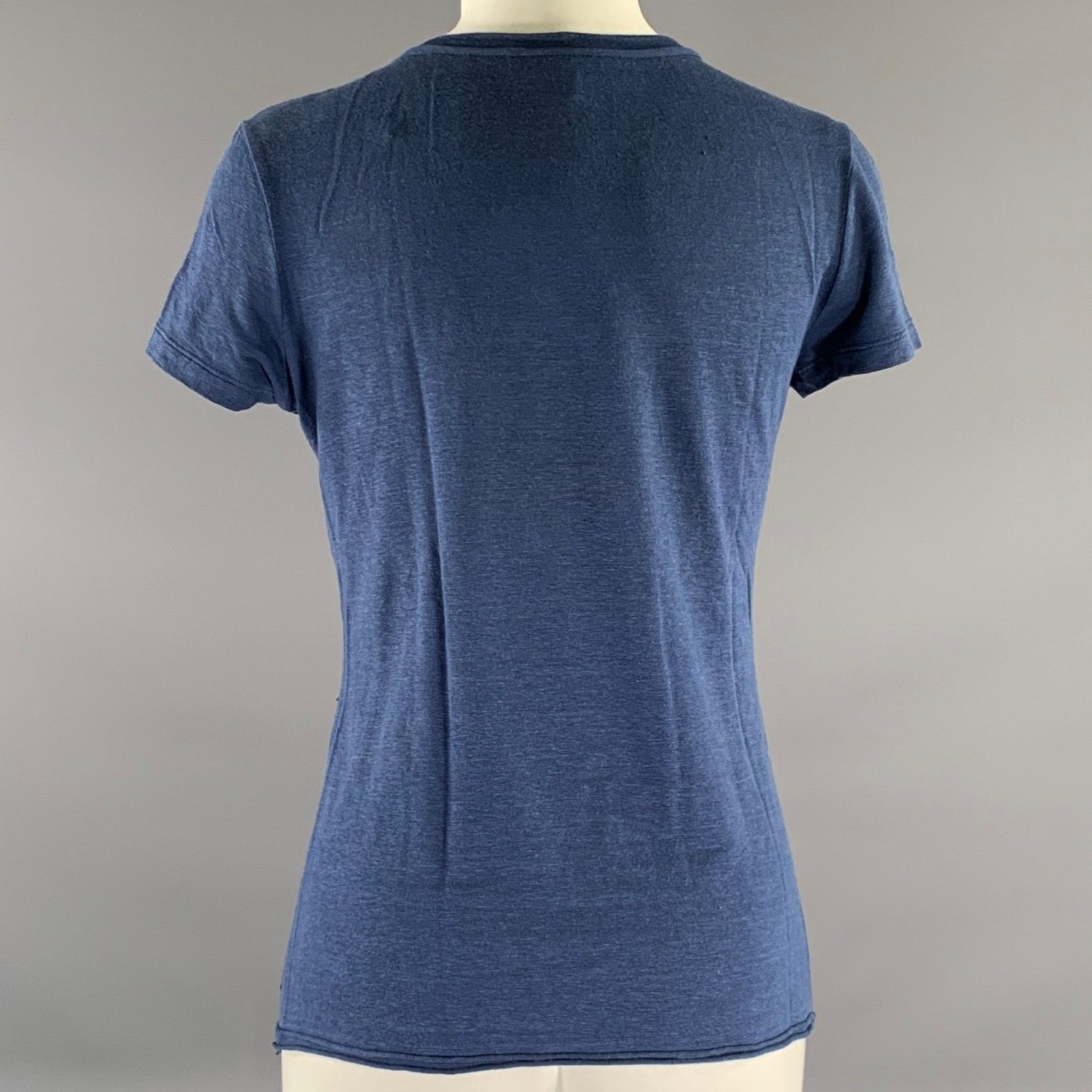 Louis Vuitton LOUIS VUITTON Size S Blue Cotton Blend Monogram T Shirt Size S / US 4 / IT 40 - 4 Thumbnail