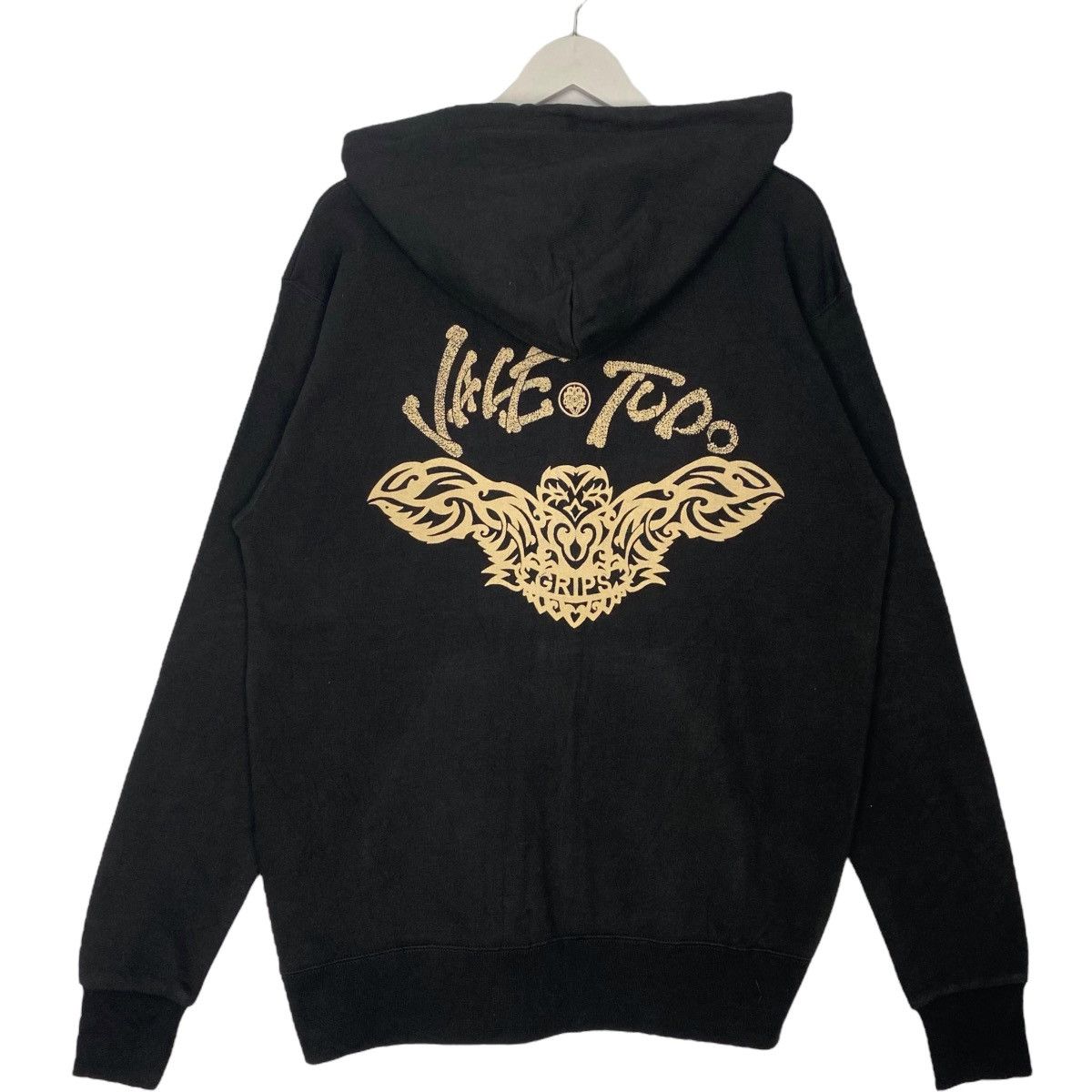 Vintage Vintage Prinstar Printed Hoodie Sweater Black Size L Size US L / EU 52-54 / 3 - 5 Thumbnail