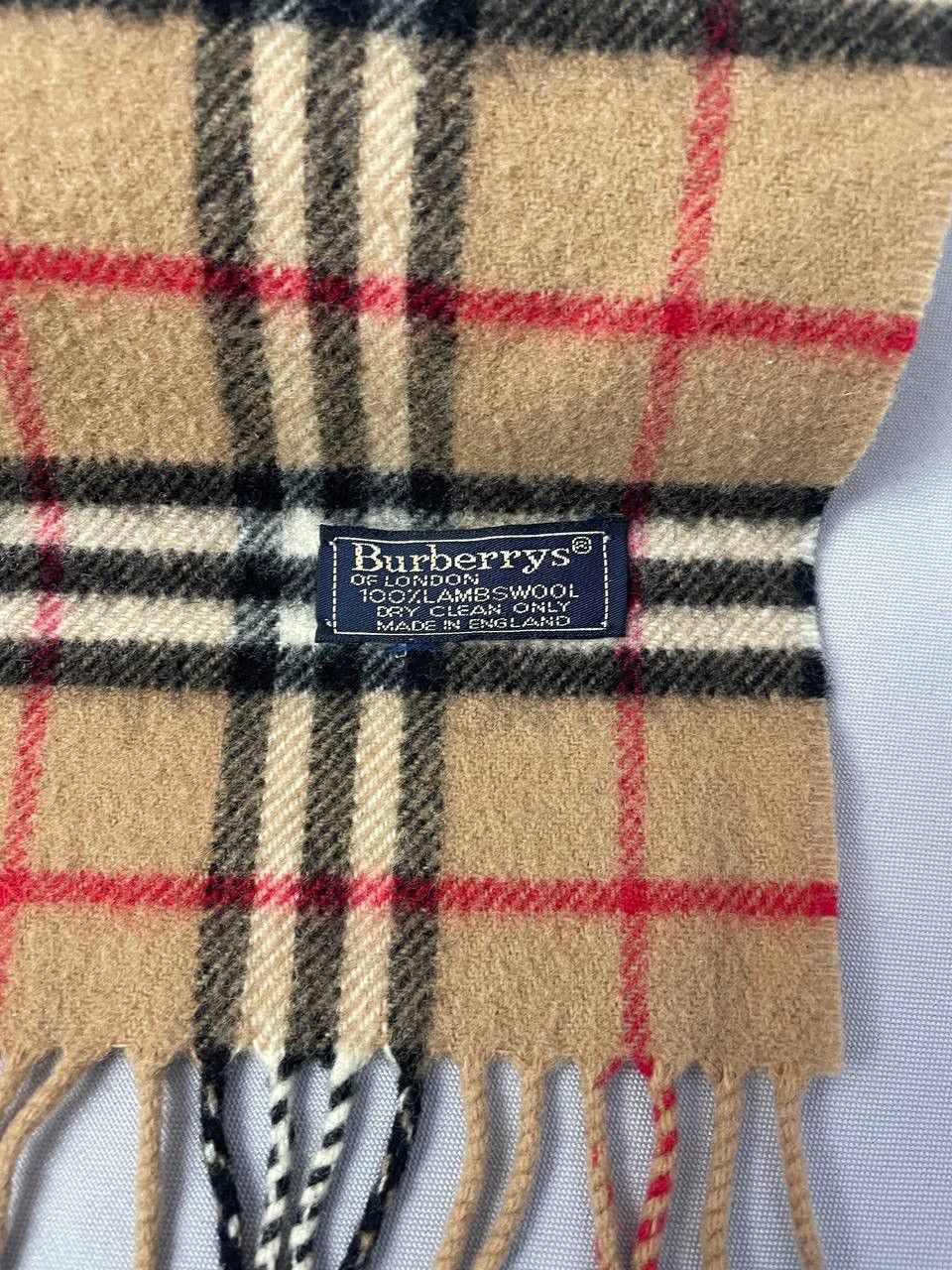 Burberry Burberry Nova Check Scarf Brown Wool Size ONE SIZE - 10 Thumbnail