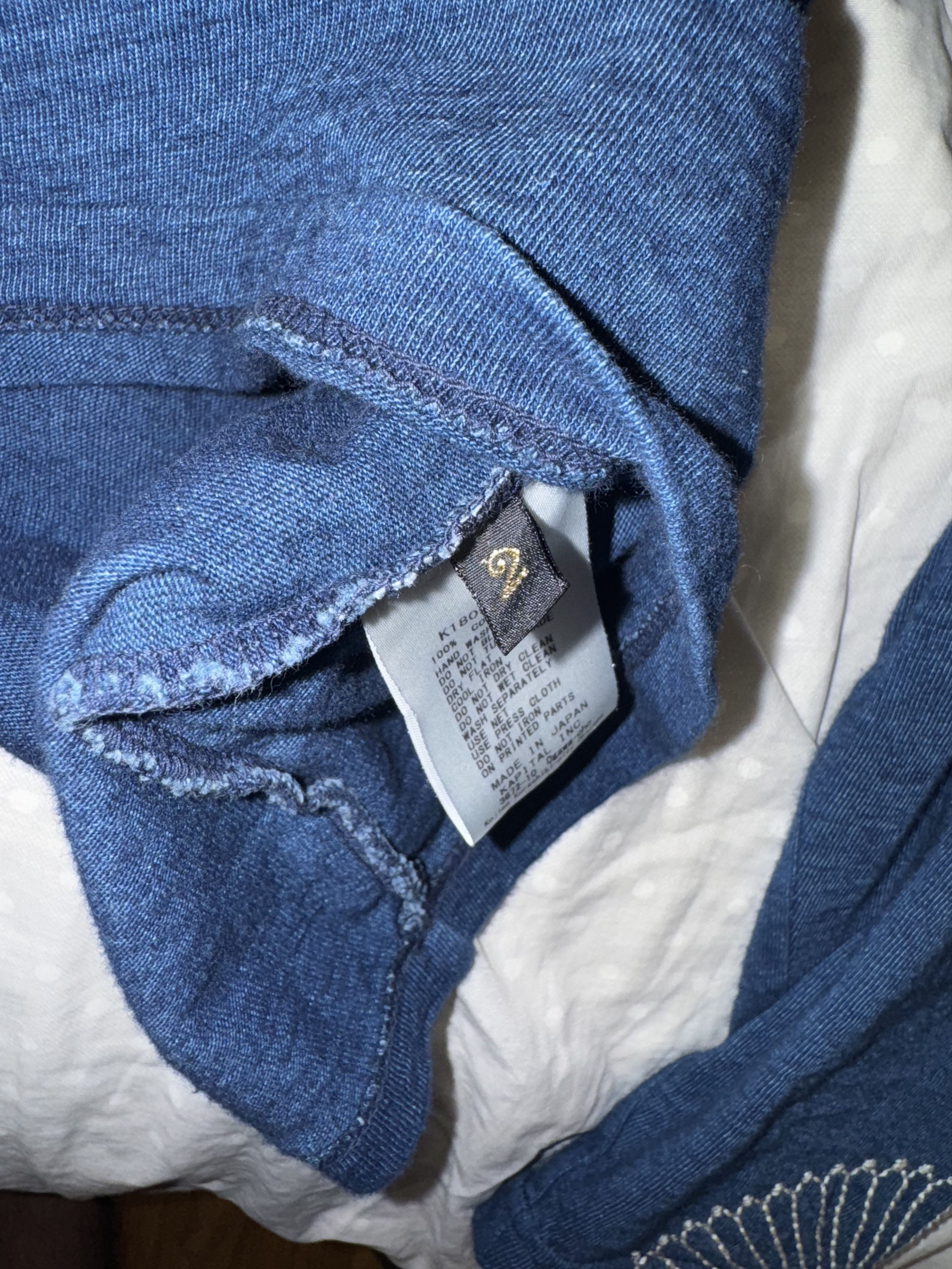 Kapital Kapital Embroidery Indigo dyed Longsleeve Size US M / EU 48-50 / 2 - 7 Thumbnail