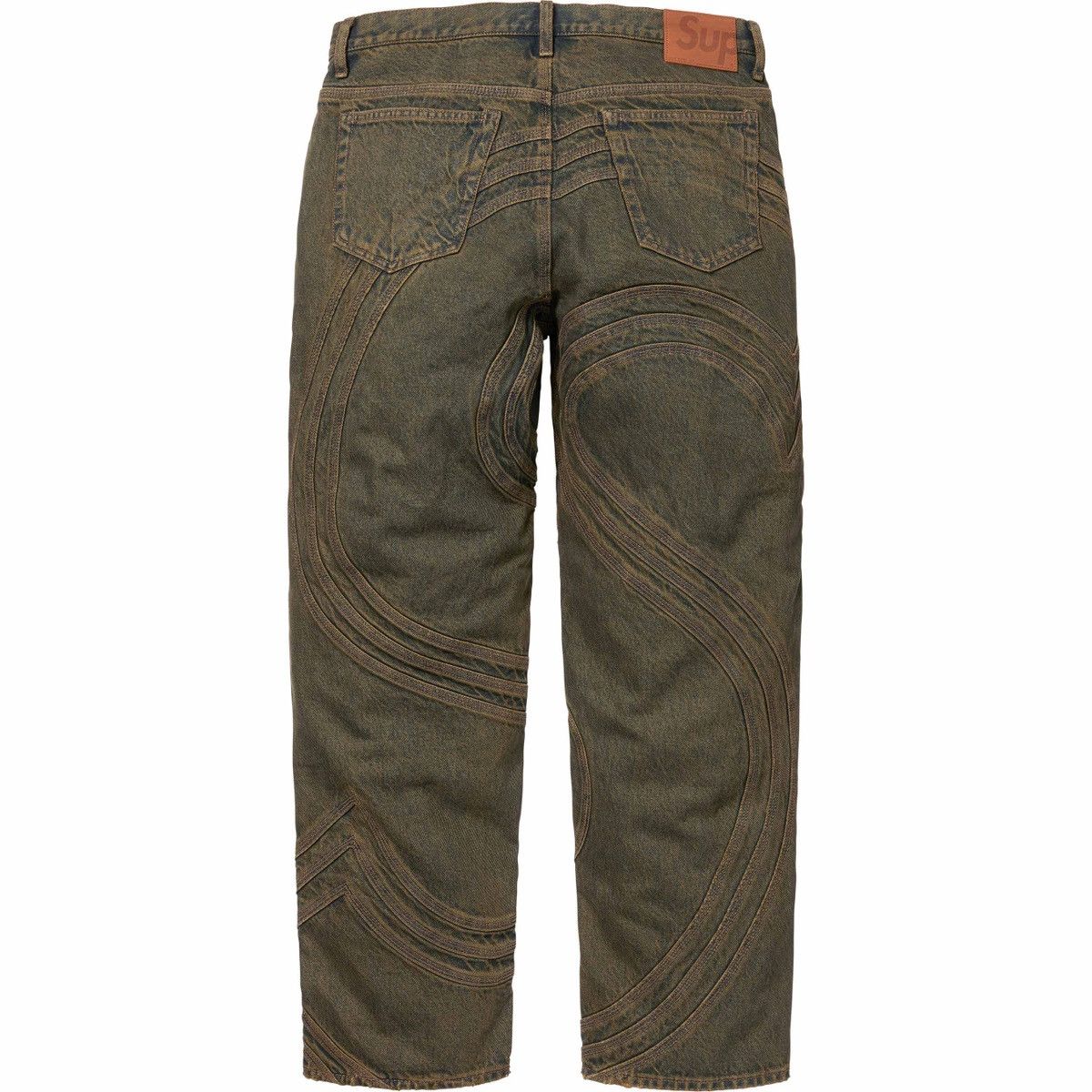 Supreme Supreme S Logo Loose Fit Jean Size US 36 / EU 52 - 2 Thumbnail