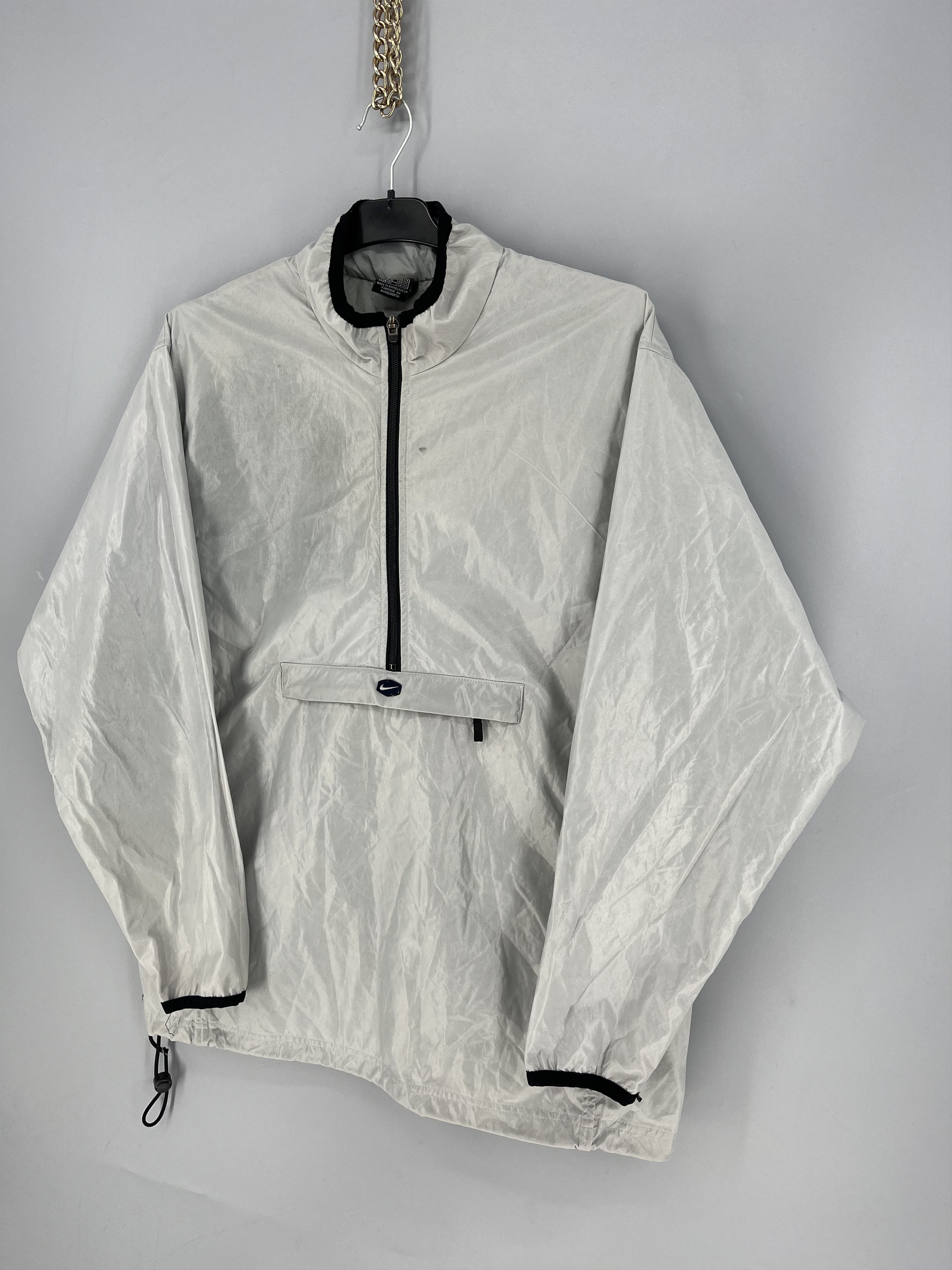 Nike Vintage Nike Pullover Windbreaker Hoodie Grey Size-M Size US M / EU 48-50 / 2 - 4 Thumbnail