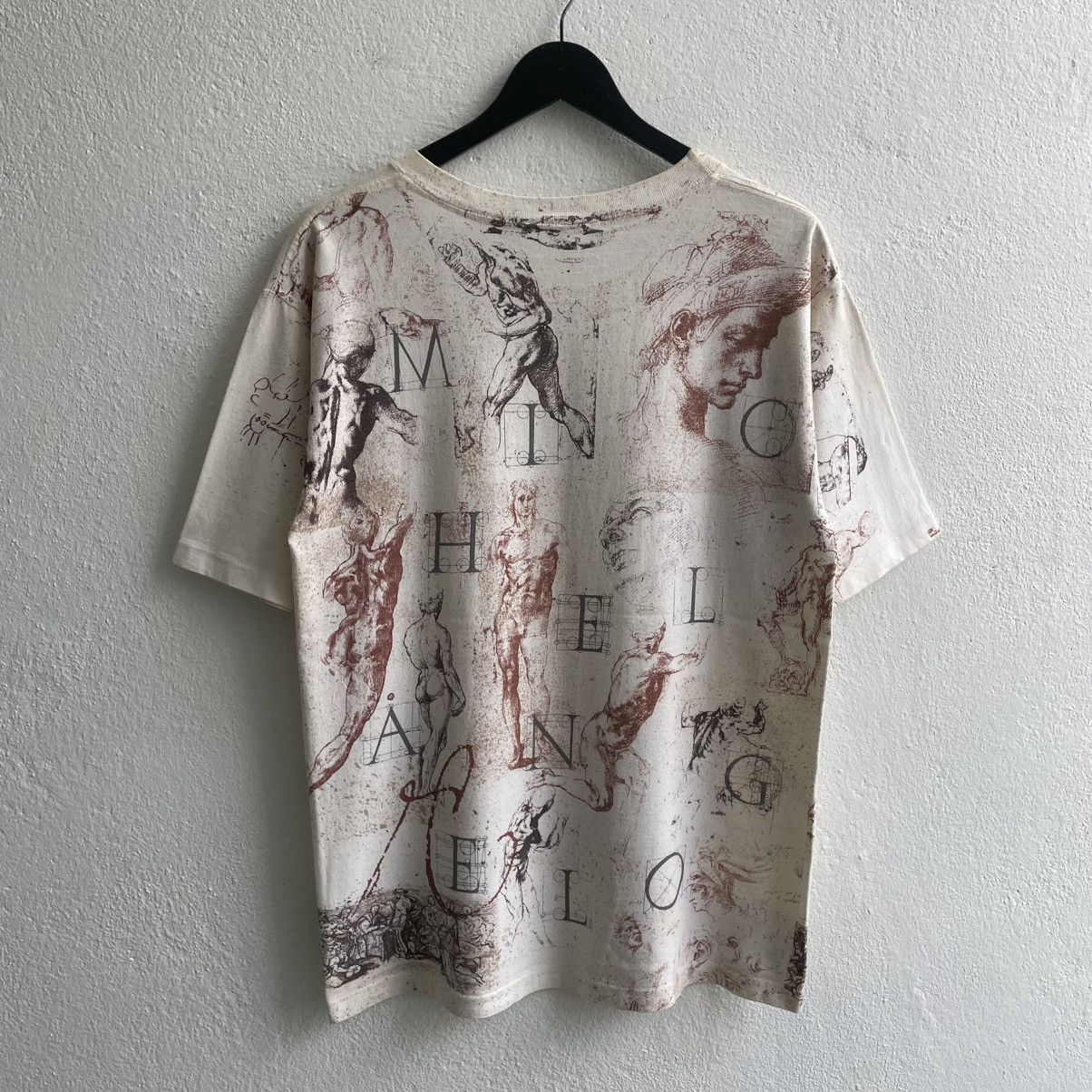 Vintage Vintage 90's Michelangelo Artwork Shirts Size US L / EU 52-54 / 3 - 6 Thumbnail