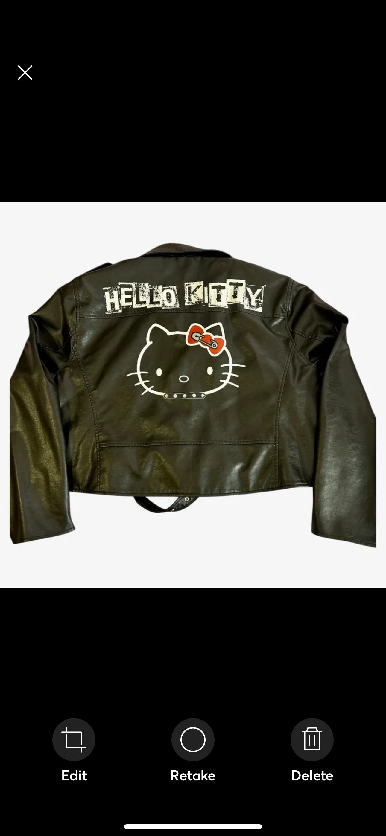 Dolls Kill Dolls Kill x Hello Kitty Faux Moto Jacket Plus Size2x Size XXL / US 16-18 / IT 52-54 - 1 Thumbnail