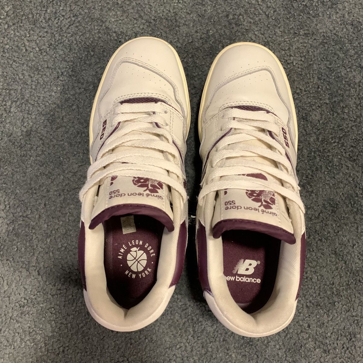 Aime Leon Dore × New Balance Aimé Leon Dore x New Balance 550 ‘Purple’ (BB550AR1) Size US 7 / IT 37 - 5 Thumbnail