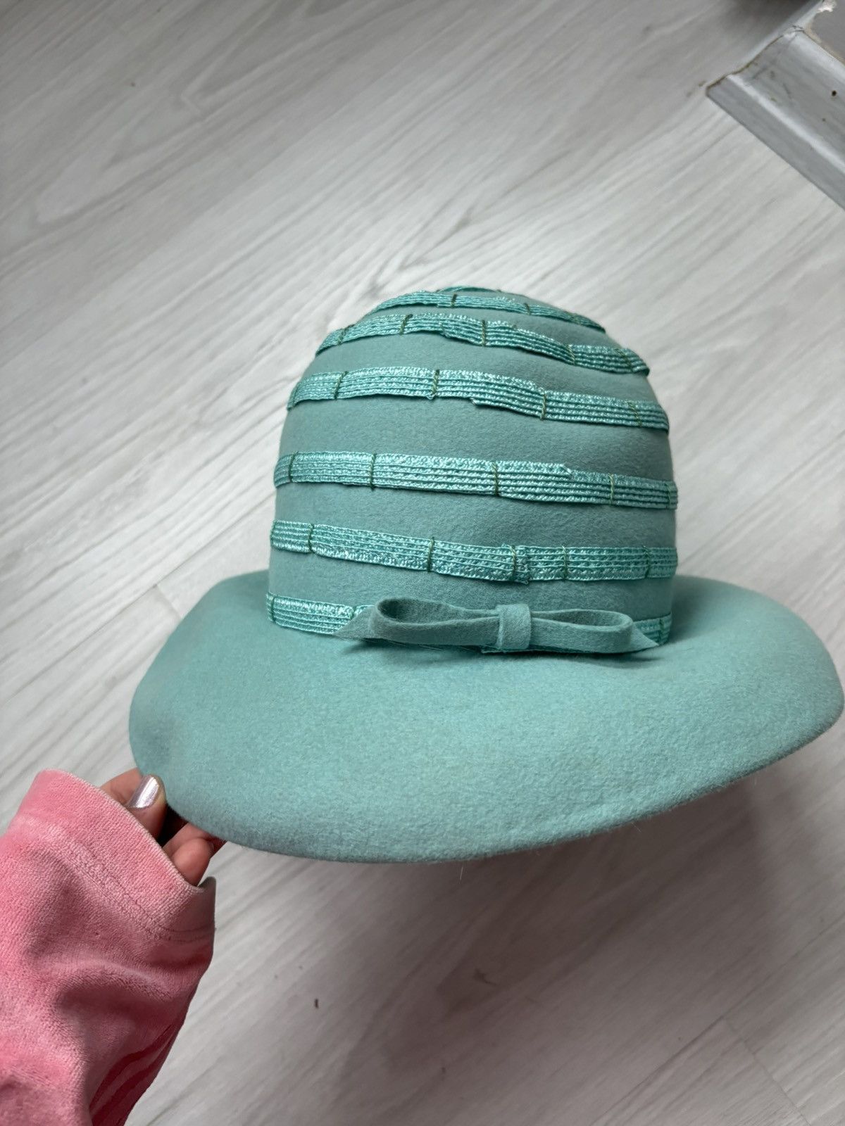 Vintage 1950s Edna Wallace Paris Inspired Frenchie Hat Size ONE SIZE - 8 Thumbnail