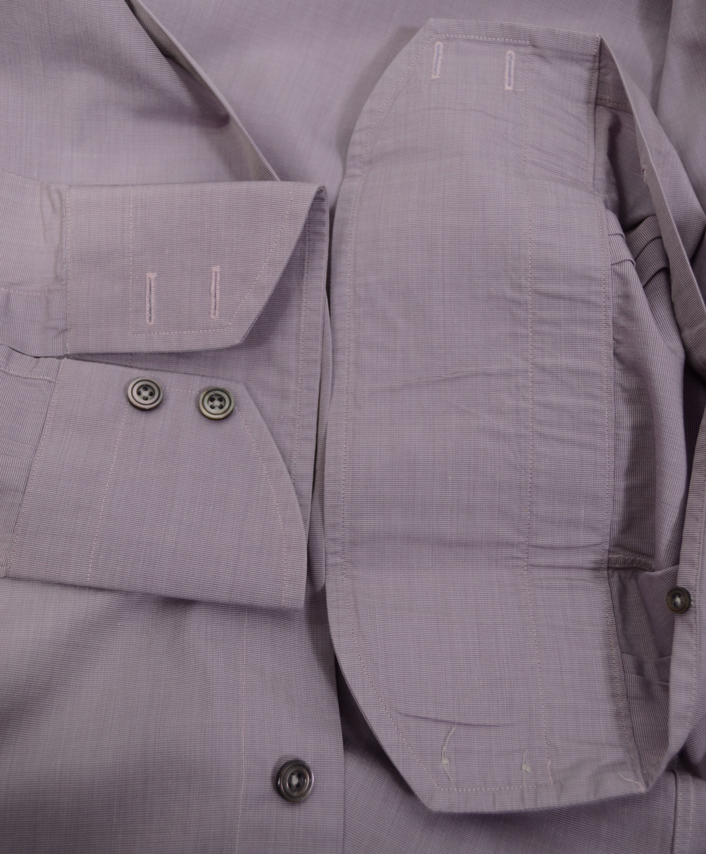 Tom Ford MTO Amazing Men's Tom Ford Shirt 48 Purple Cotton Italy Size US XXL / EU 58 / 5 - 5 Thumbnail
