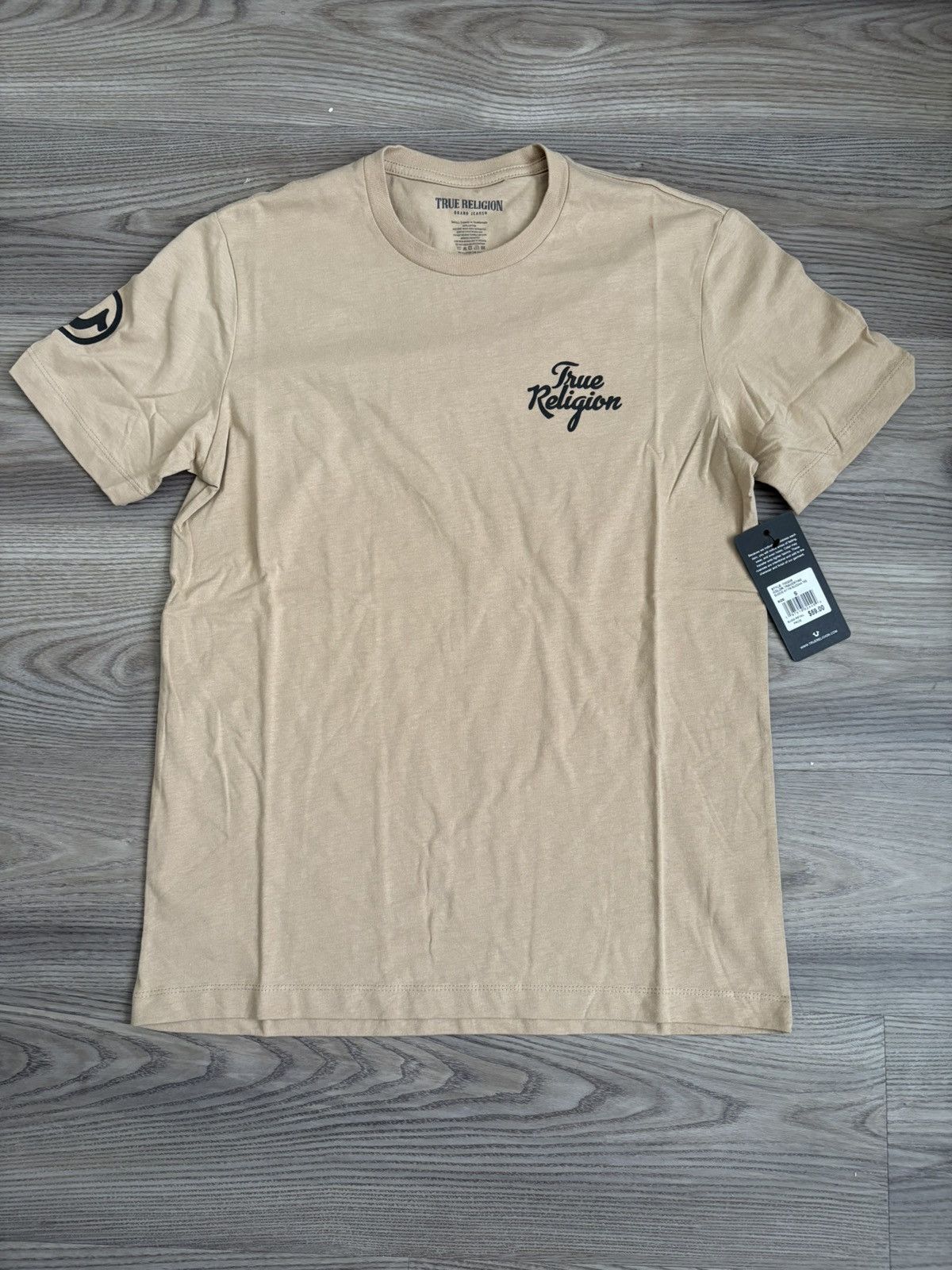 True Religion True Religion Cream & Black T-Shirt Size US S / EU 44-46 / 1 - 2 Thumbnail