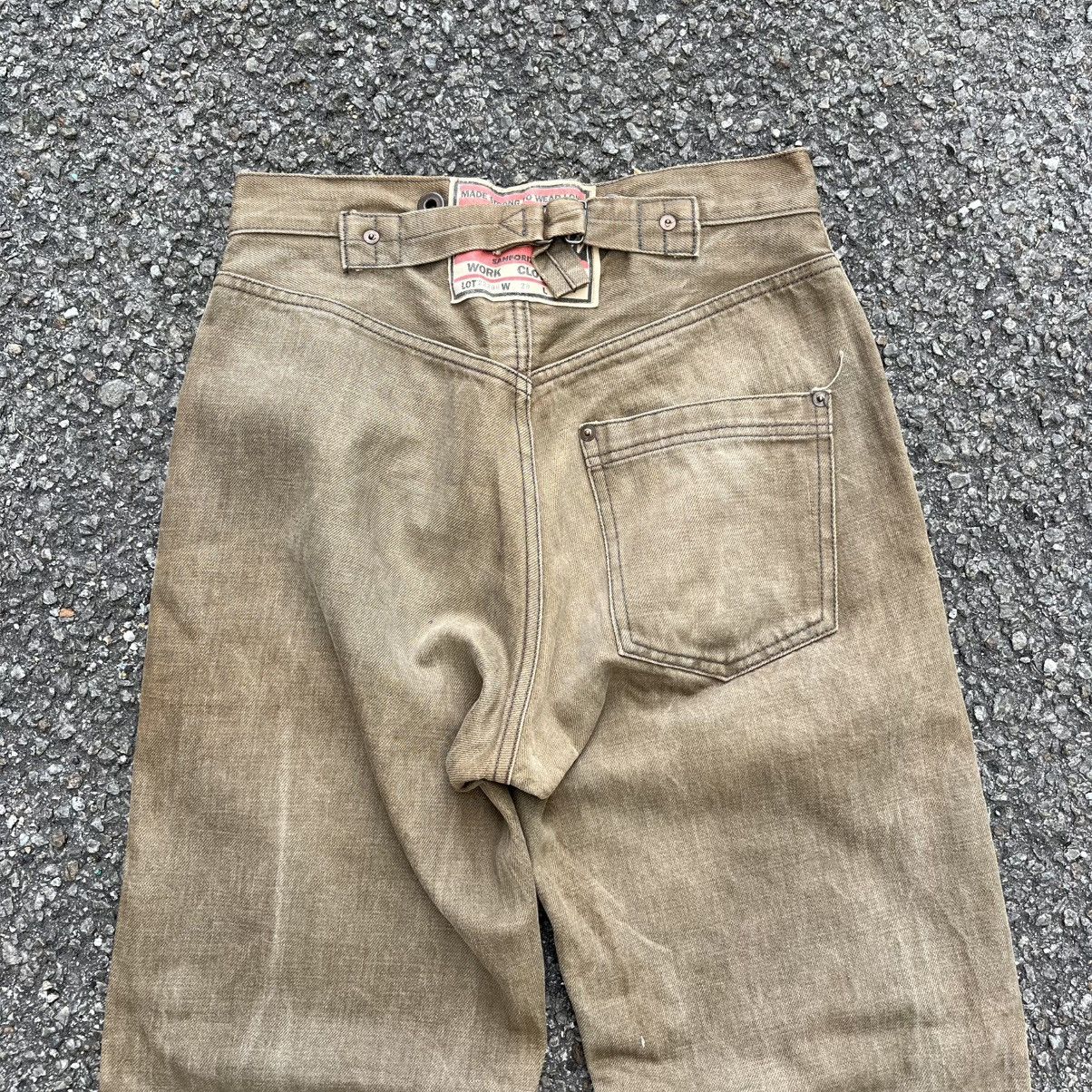 Cushman 1980s 70s Cushman Lot 22300 Vintage Workwear Pant Union Made Size US 28 / EU 44 - 9 Thumbnail