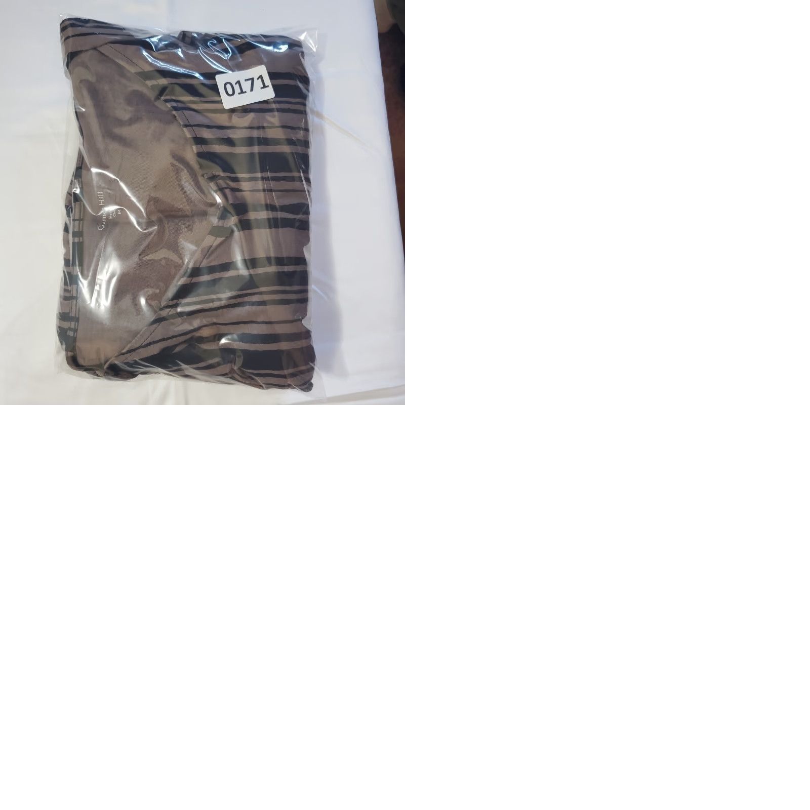 Vintage Garnet Hill Midi Dress Women M Brown Striped Organic Cotton Knit Jersey Stretch Size M / US 6-8 / IT 42-44 - 9 Thumbnail