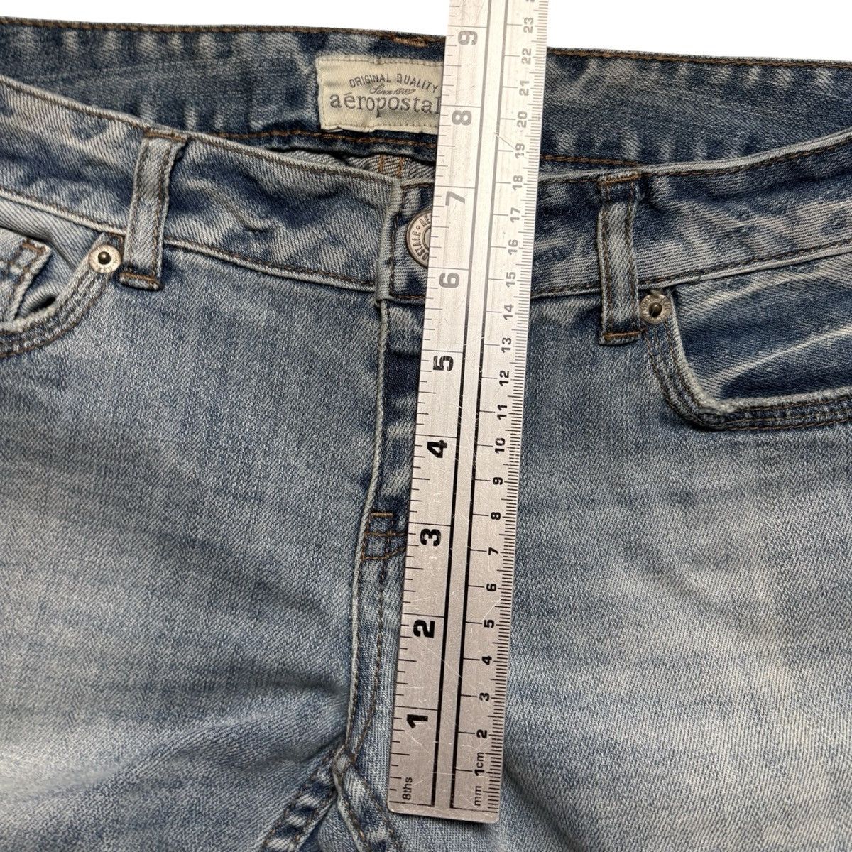 Aeropostale Aeropostale Jeans Women's 1/2 Short Hailey Flare Low Rise 28 Size 28" / US 6 / IT 42 - 4 Thumbnail