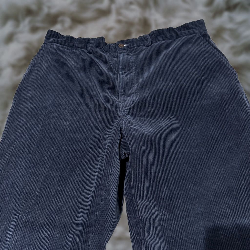 Polo Ralph Lauren VINTAGE Polo Ralph Lauren Corduroy Pants Main Selling Point Navy Blue 36x30 90s Preppy USA Mens Regular Straight Chino Doors? Size US M / EU 48-50 / 2 - 1 Thumbnail