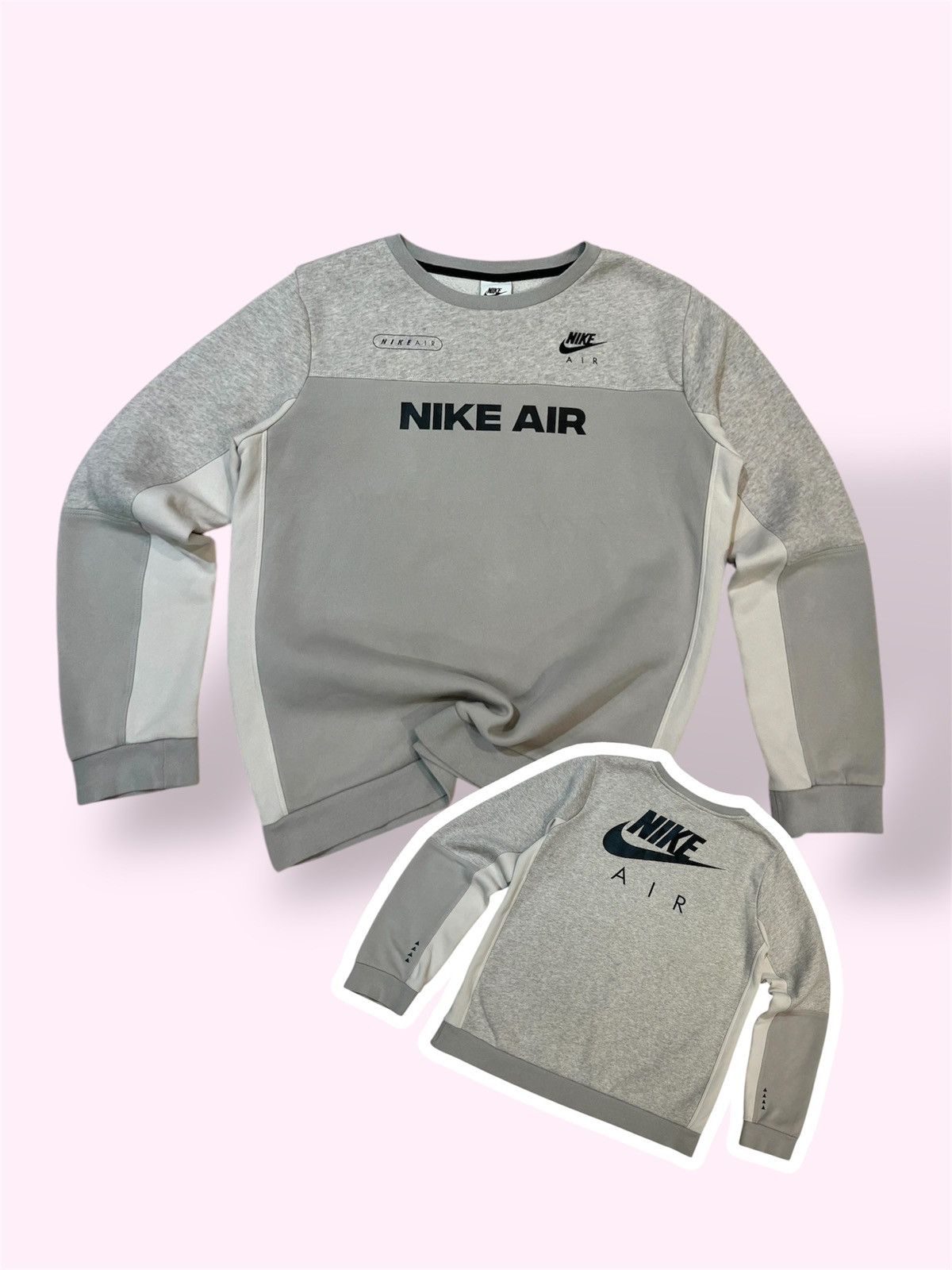 Nike offers🤝/ Nike Air grey sweatshirt 💫 Size US M / EU 48-50 / 2 - 1 Thumbnail