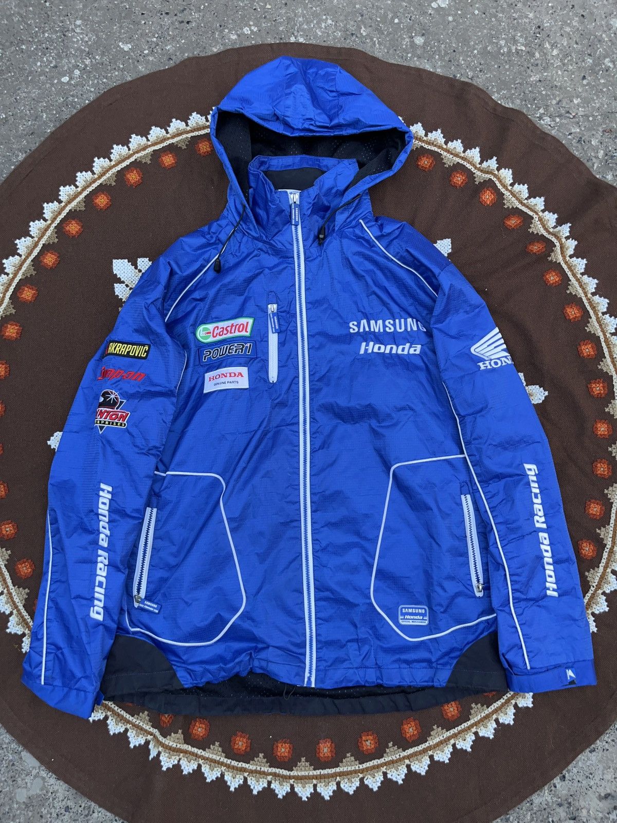 Samsung Vintage Honda Samsung Racing Jacket Hooded y2k Grailed