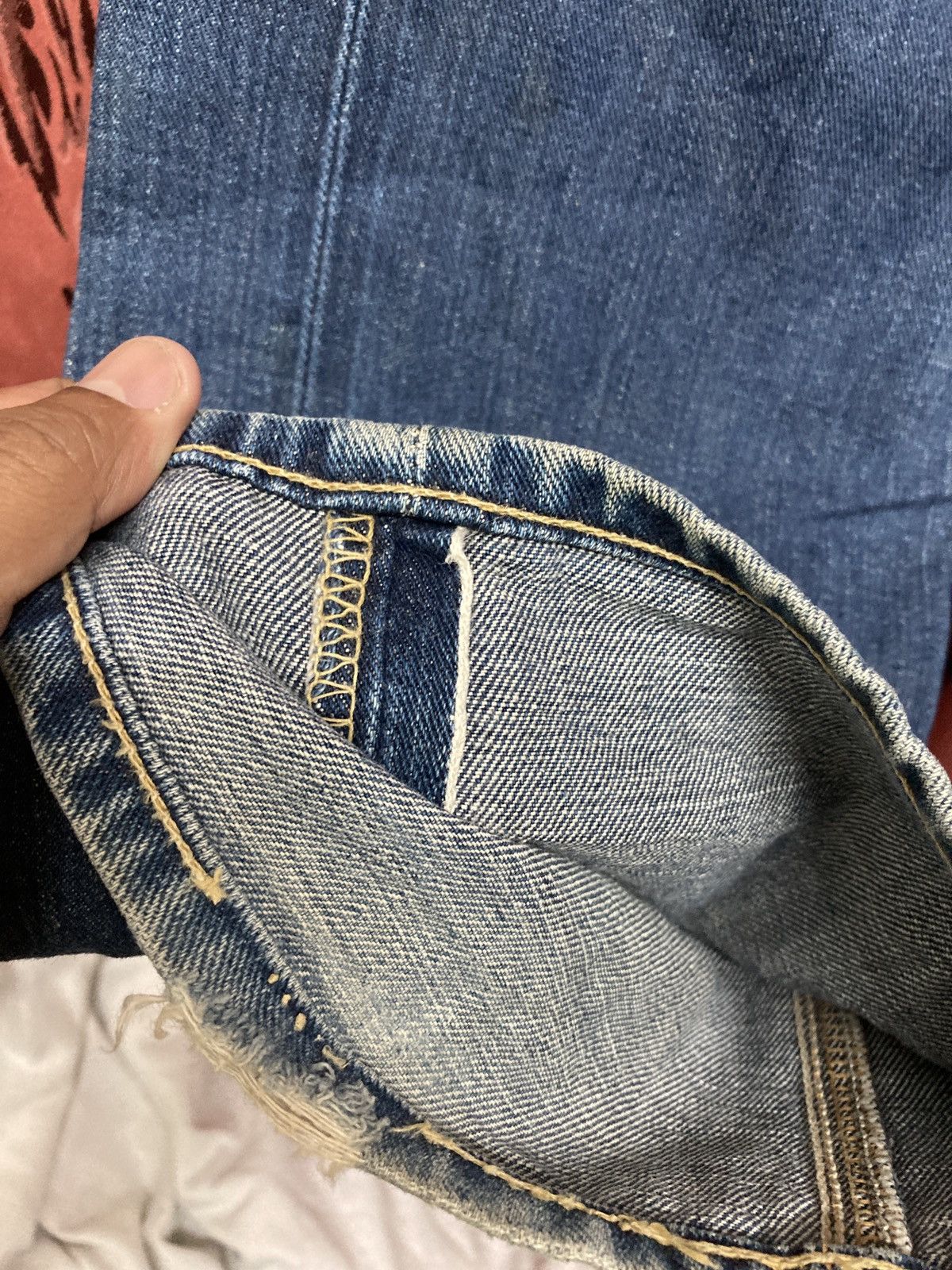 Japanese Brand Lee one side selvedge sanforized jean Size US 32 / EU 48 - 9 Thumbnail