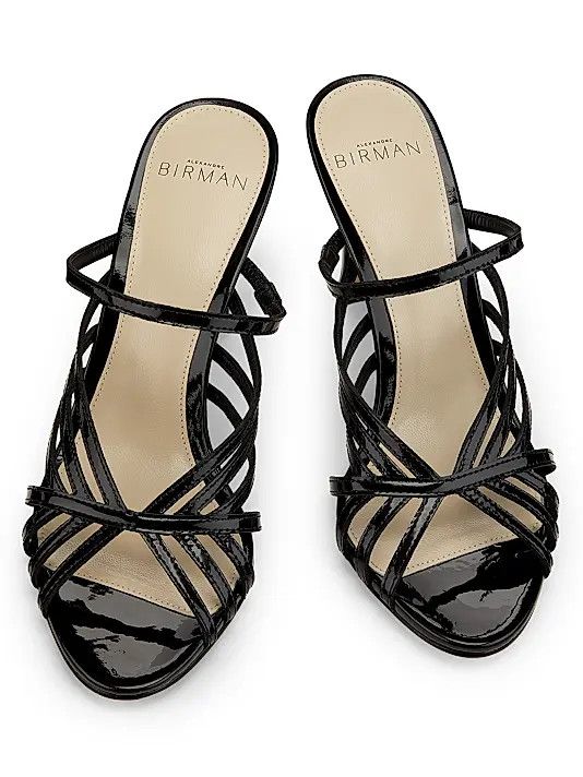 Alexandre Birman os11x1225 Fran 85MM Strappy Leather Sandals in Black Size US 8 / IT 38 - 5 Thumbnail