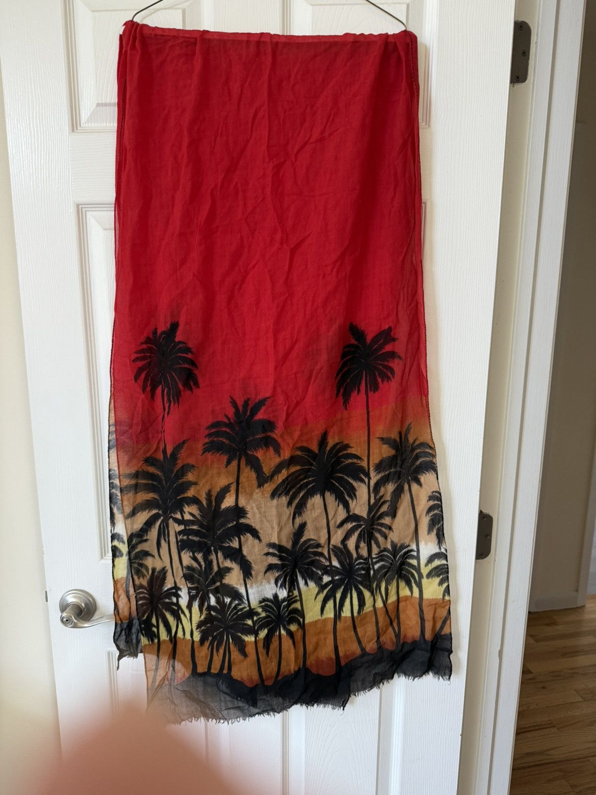 Hedi Slimane × Saint Laurent Paris Saint Laurent Palm Tree Surf Sound Collection Runway Scarf Size ONE SIZE - 3 Thumbnail