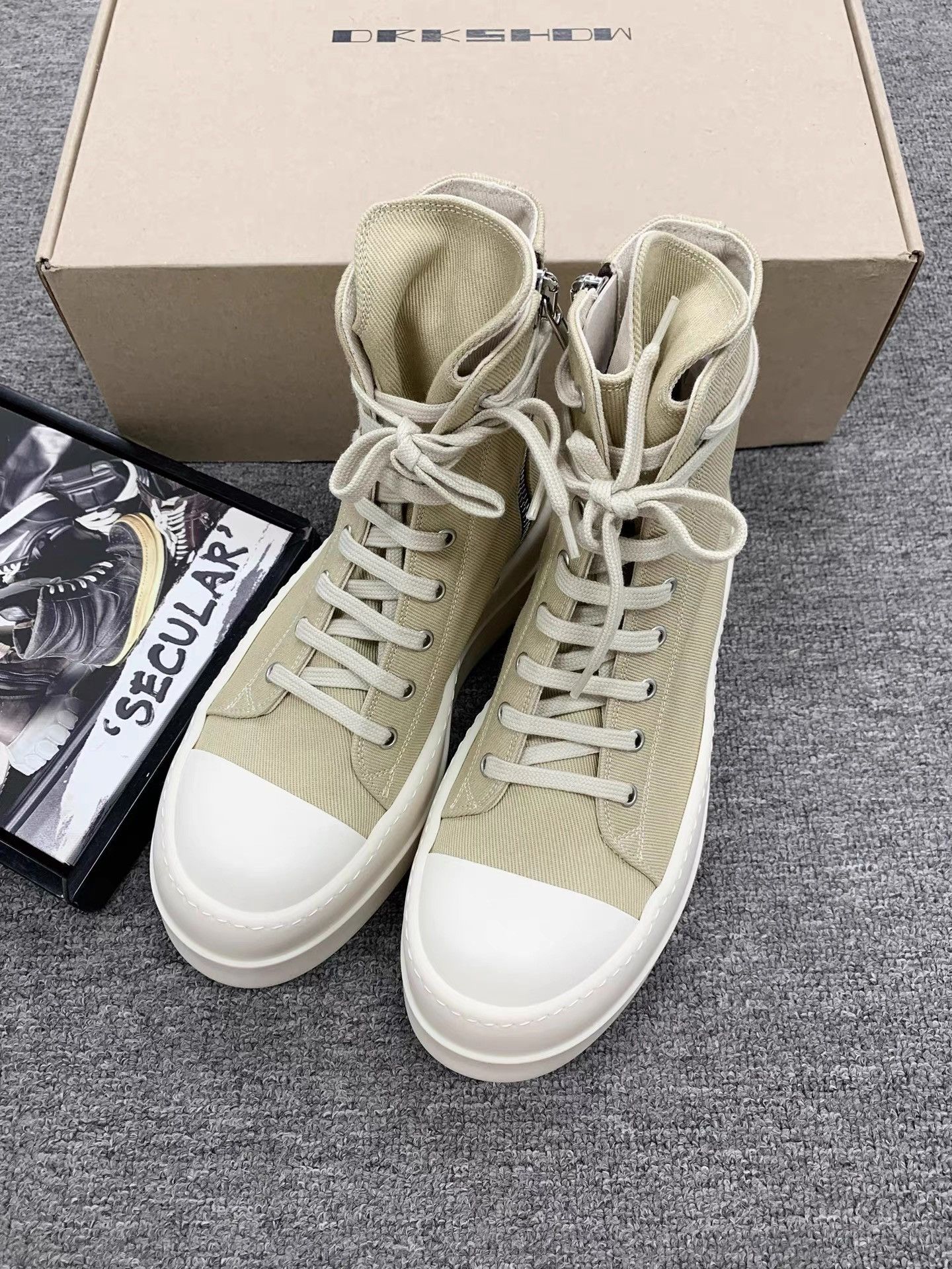 Rick Owens Rick Owens 25SS Double Canvas Platform Converse K34 Size US 6 / IT 36 - 2 Thumbnail