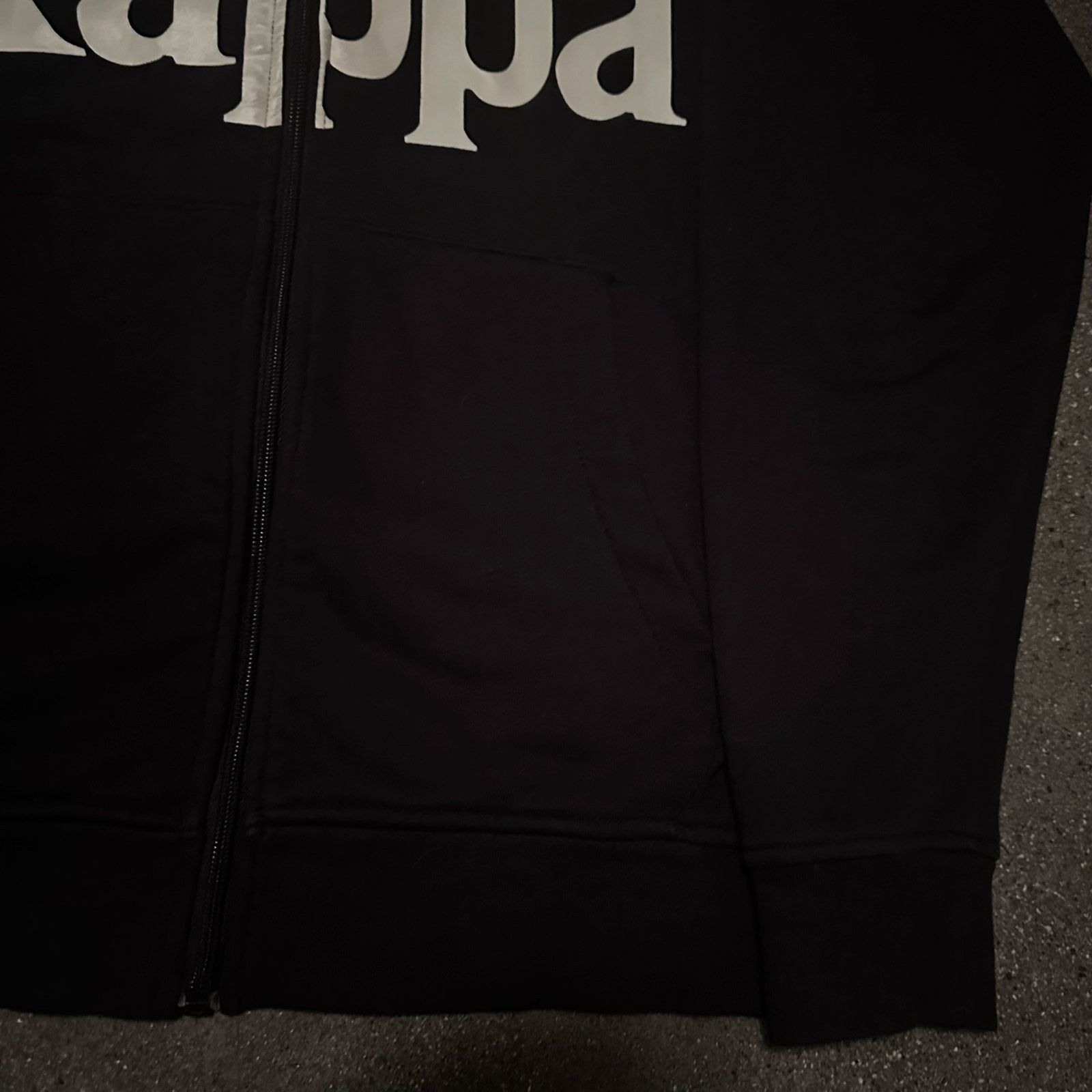 Kappa Kappa spell out logo graphic zip up hoodie sweatshirt Size US L / EU 52-54 / 3 - 4 Thumbnail