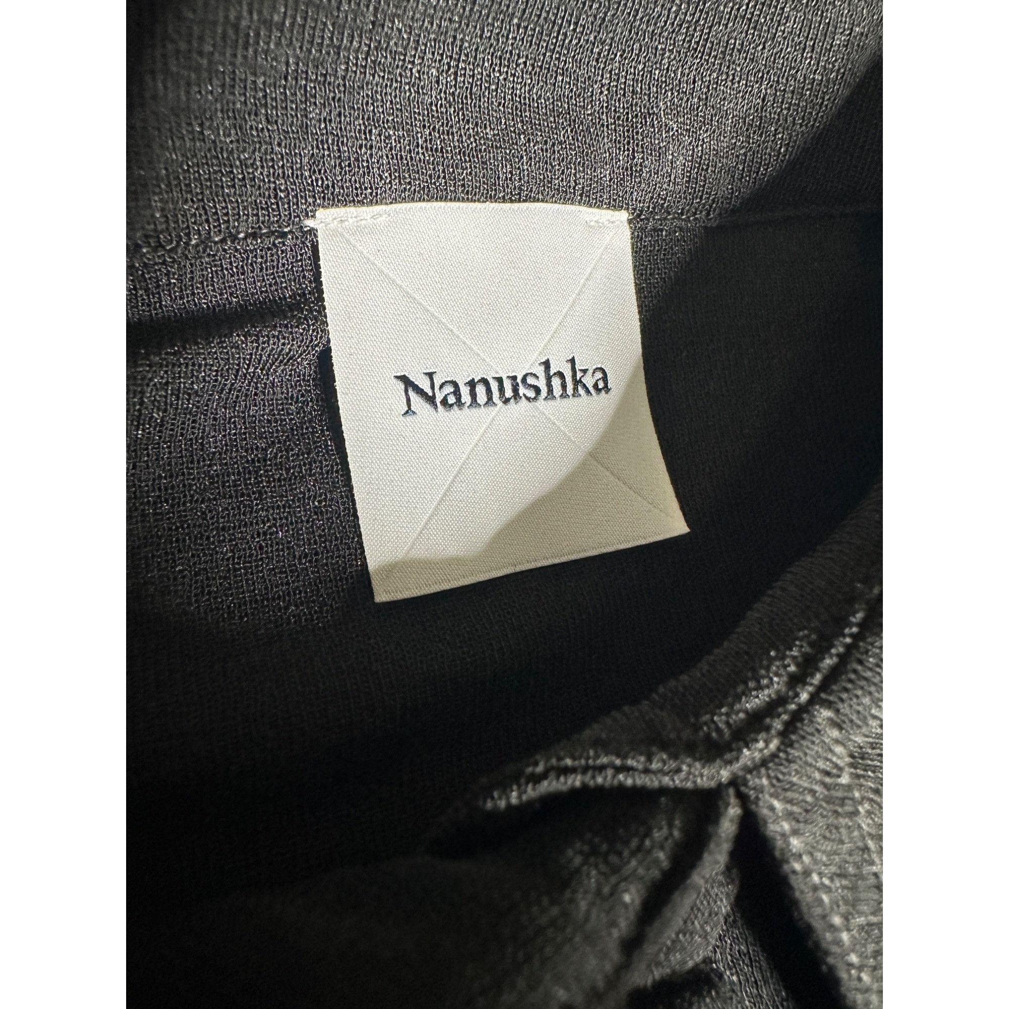 Nanushka Nanushka Heceta Mesh Jersey & Slip Satin Fabric Blocked Min Size XS / US 0-2 / IT 36-38 - 6 Thumbnail